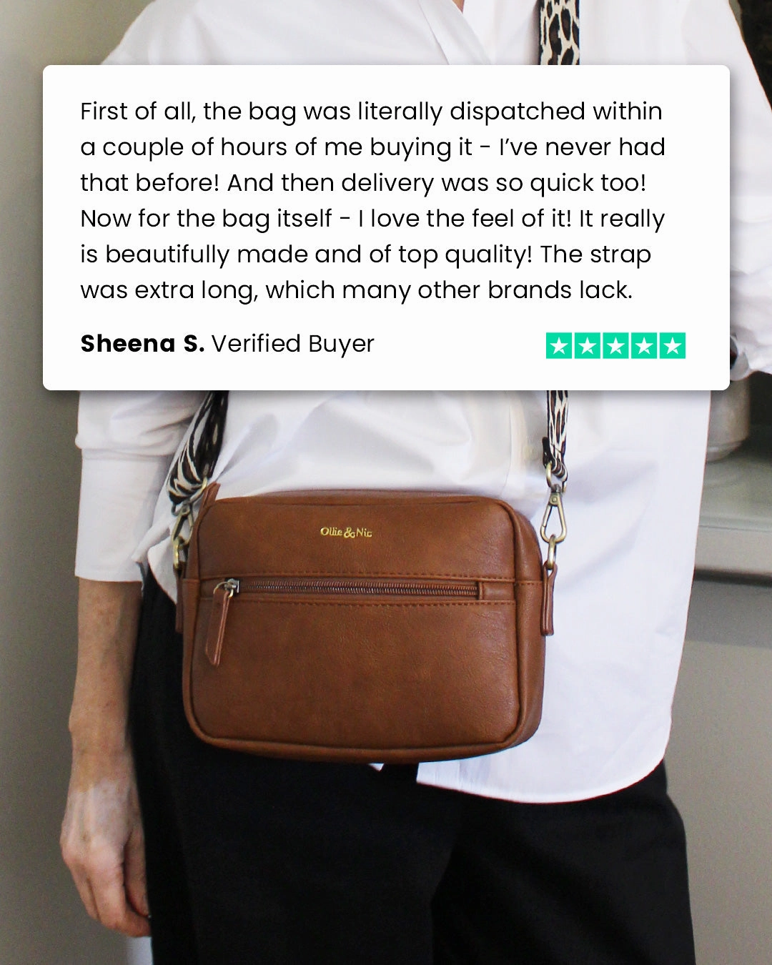 Gigi Crossbody - Tan
