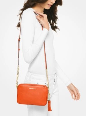 Ginny Leather Crossbody Bag