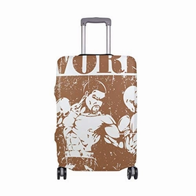GIOVANIOR Boxing World Champion Luggage Cover Suitcase Protector Carry On Covers