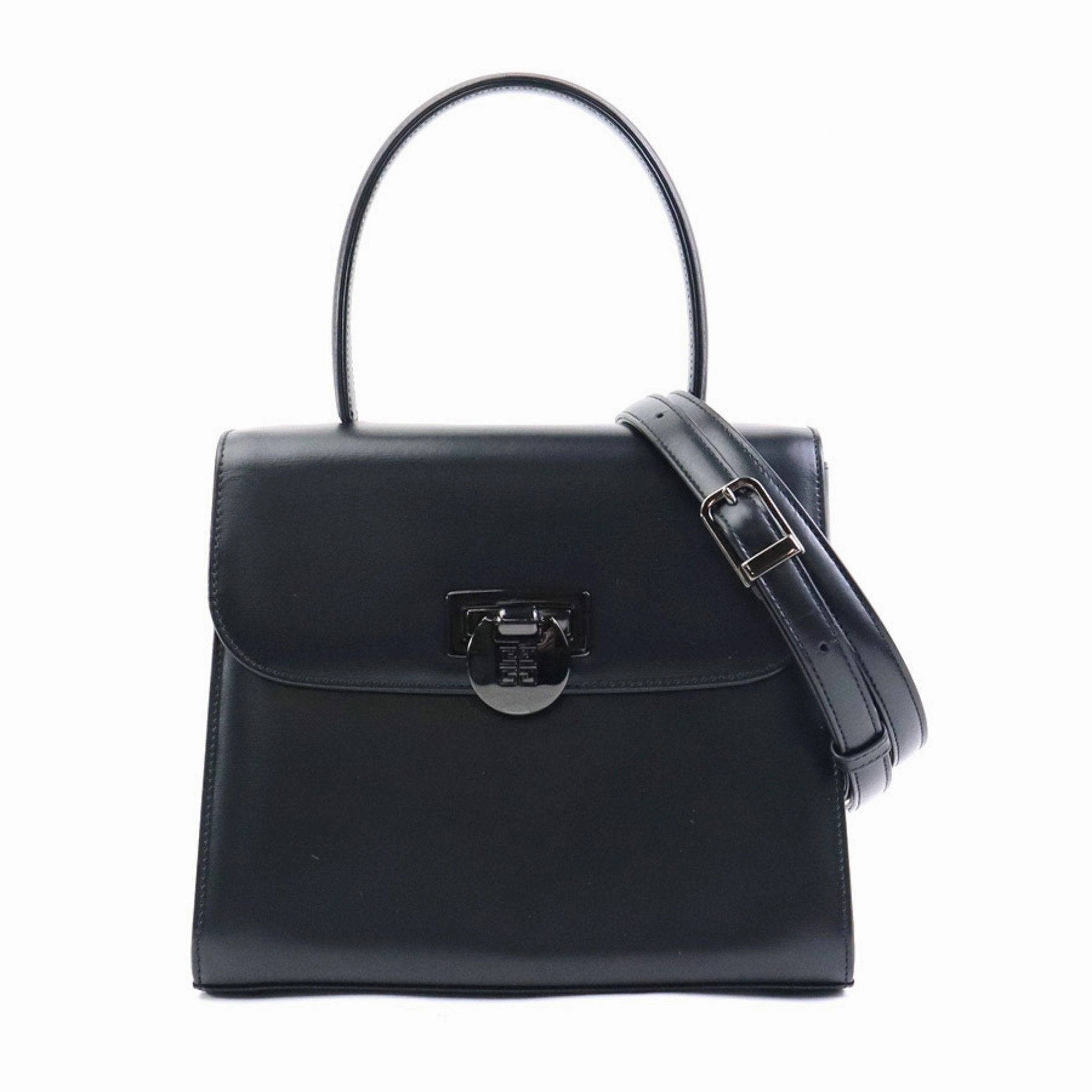 Givenchy Leather Handbag Shoulder Bag (Pre-Owned)