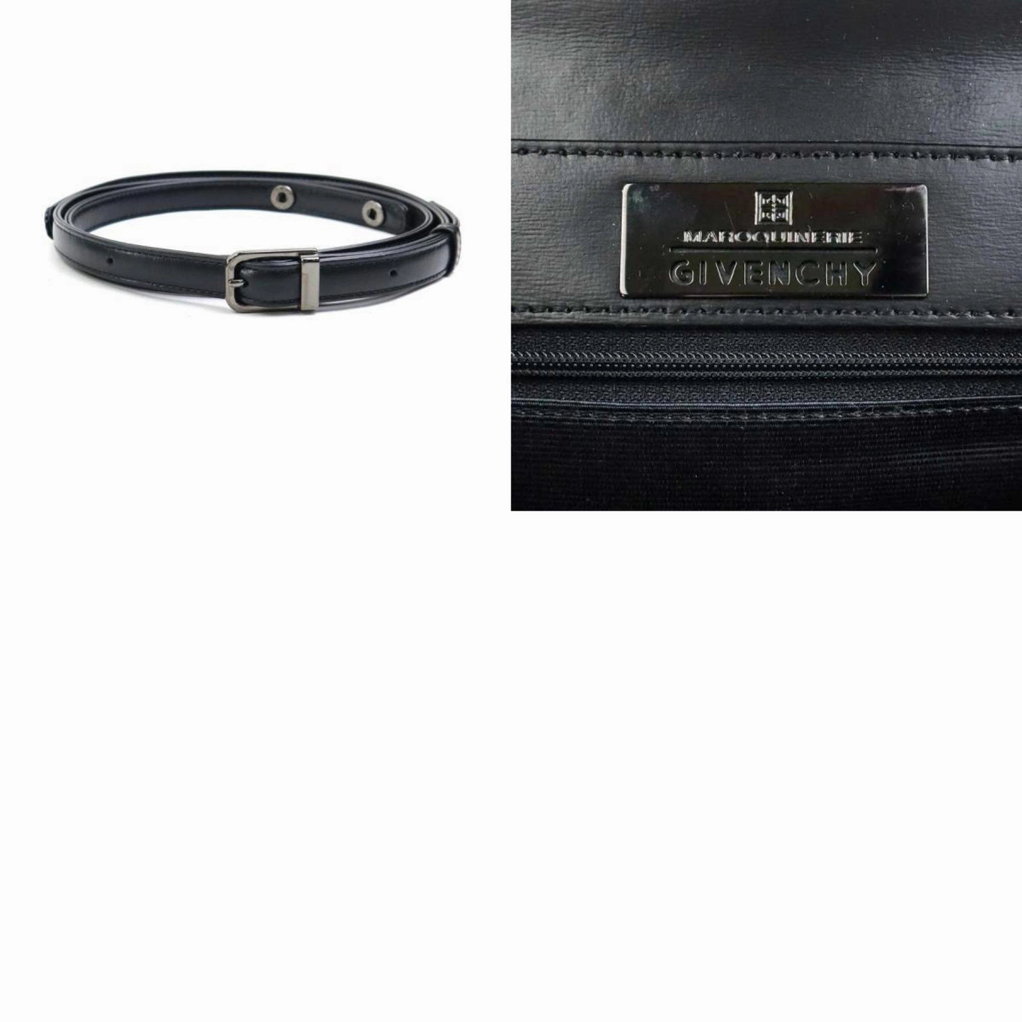 Givenchy Leather Handbag Shoulder Bag (Pre-Owned)