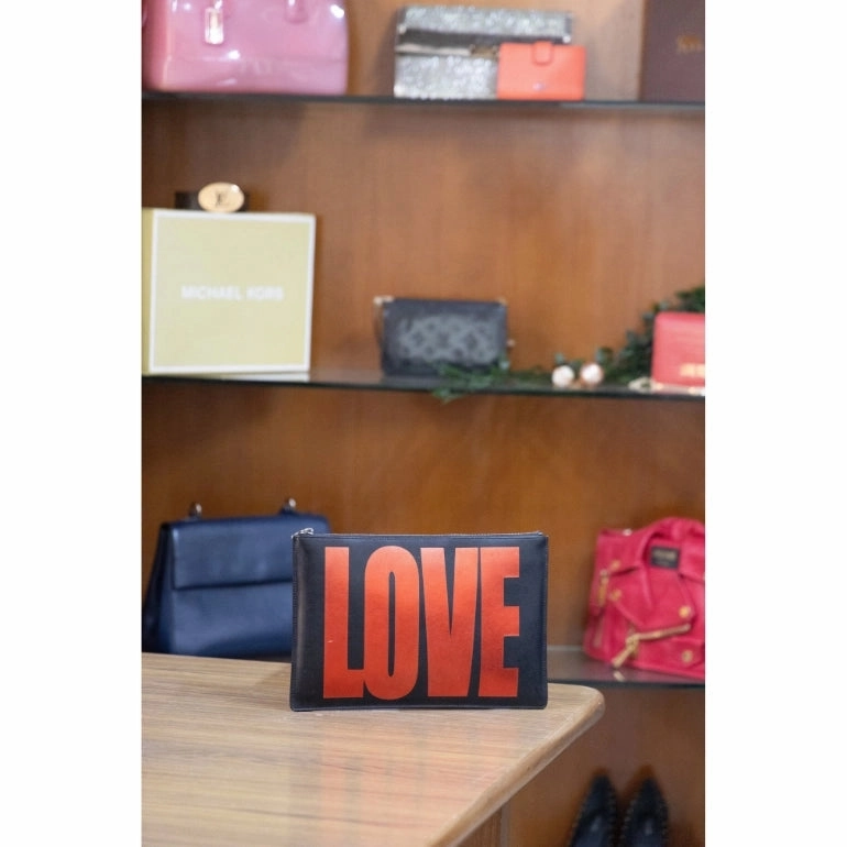 Givenchy LOVE Printed Clutch