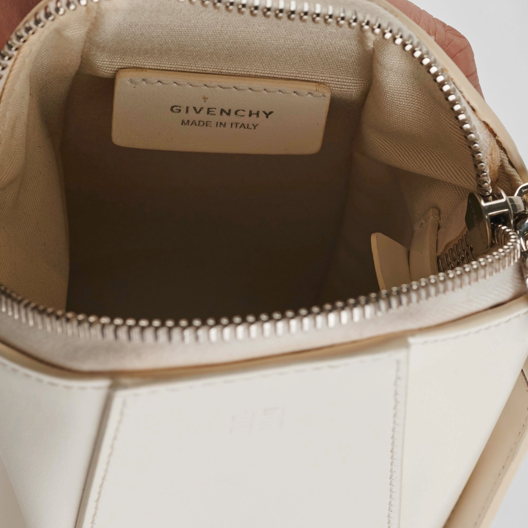 Givenchy Mini Cream Vertical Antigona Shoulder Bag