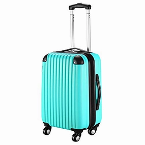 Goplus 20" Abs Carry On Luggage Expandable Hardside Travel Bag Trolley Rolling Suitcase Globalway