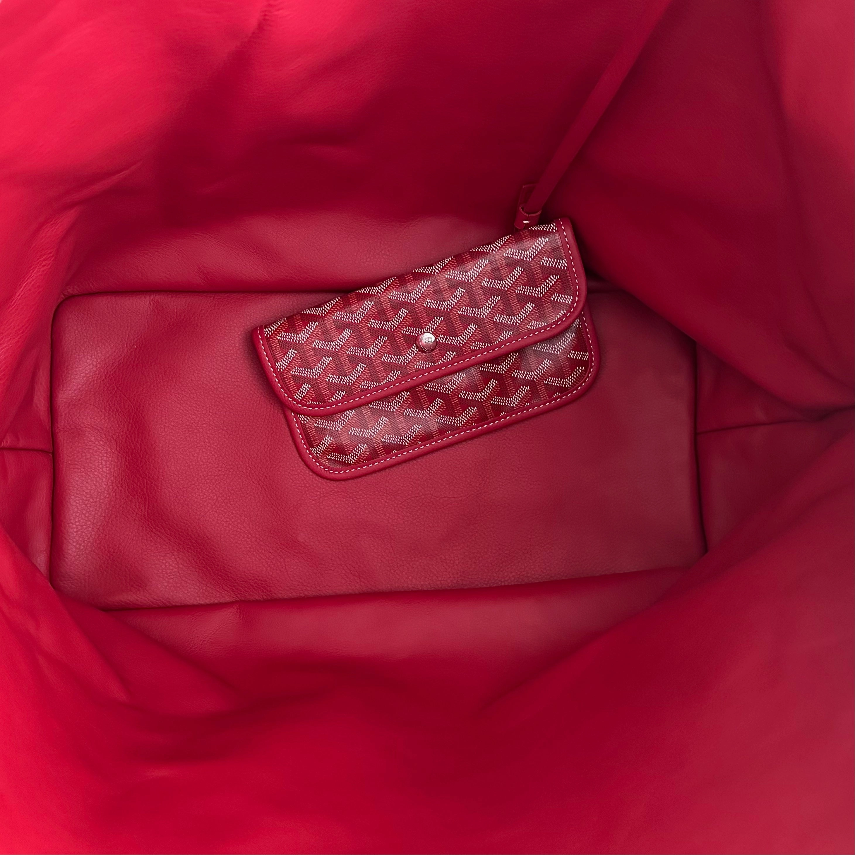 Goyard Anjou GM Tote - Red (NWT)