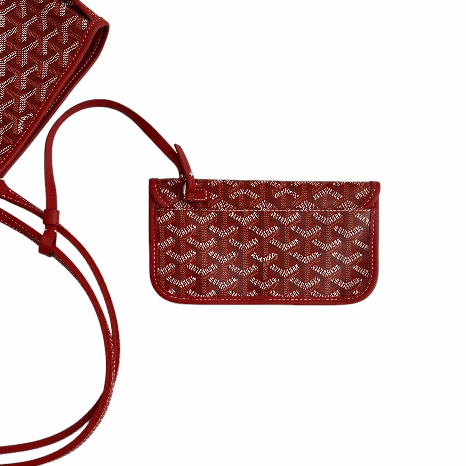 Goyard Anjou GM Tote - Red (NWT)