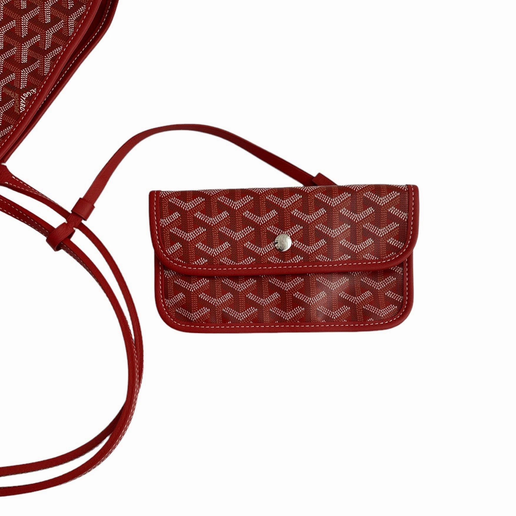 Goyard Anjou GM Tote - Red (NWT)