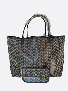 Goyard Black St. Louis Tote Bag
