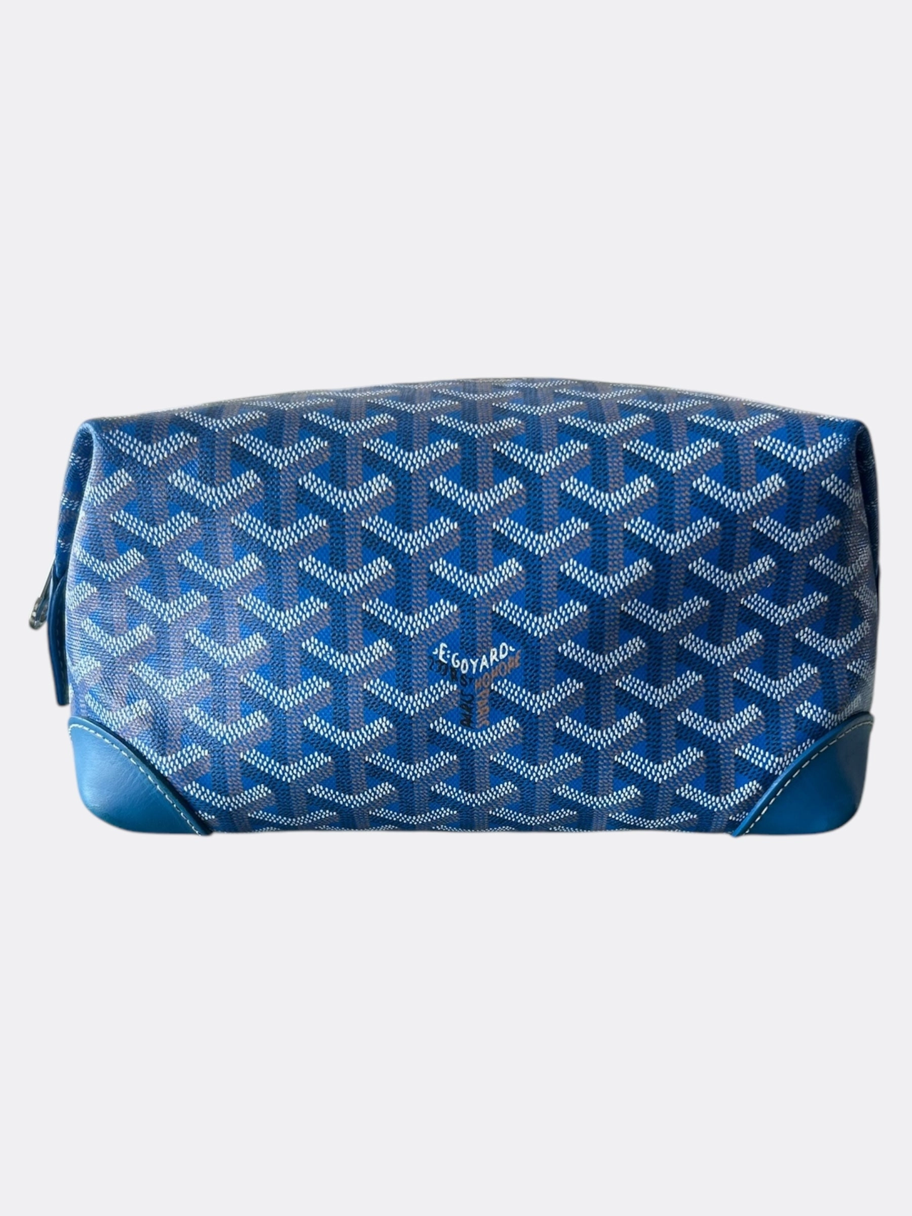 Goyard Blue Boeing 25 Mini Duffel Bag