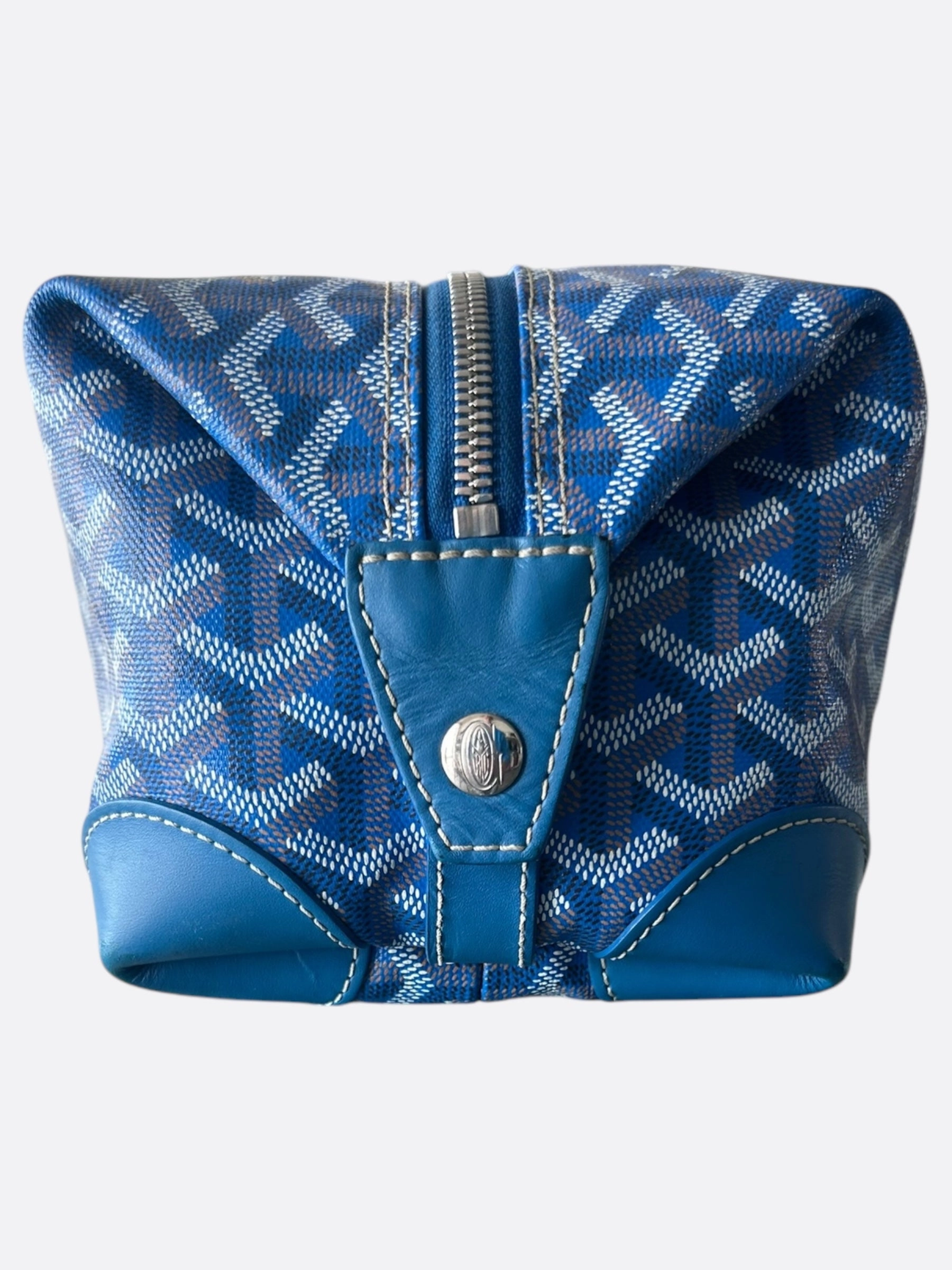 Goyard Blue Boeing 25 Mini Duffel Bag