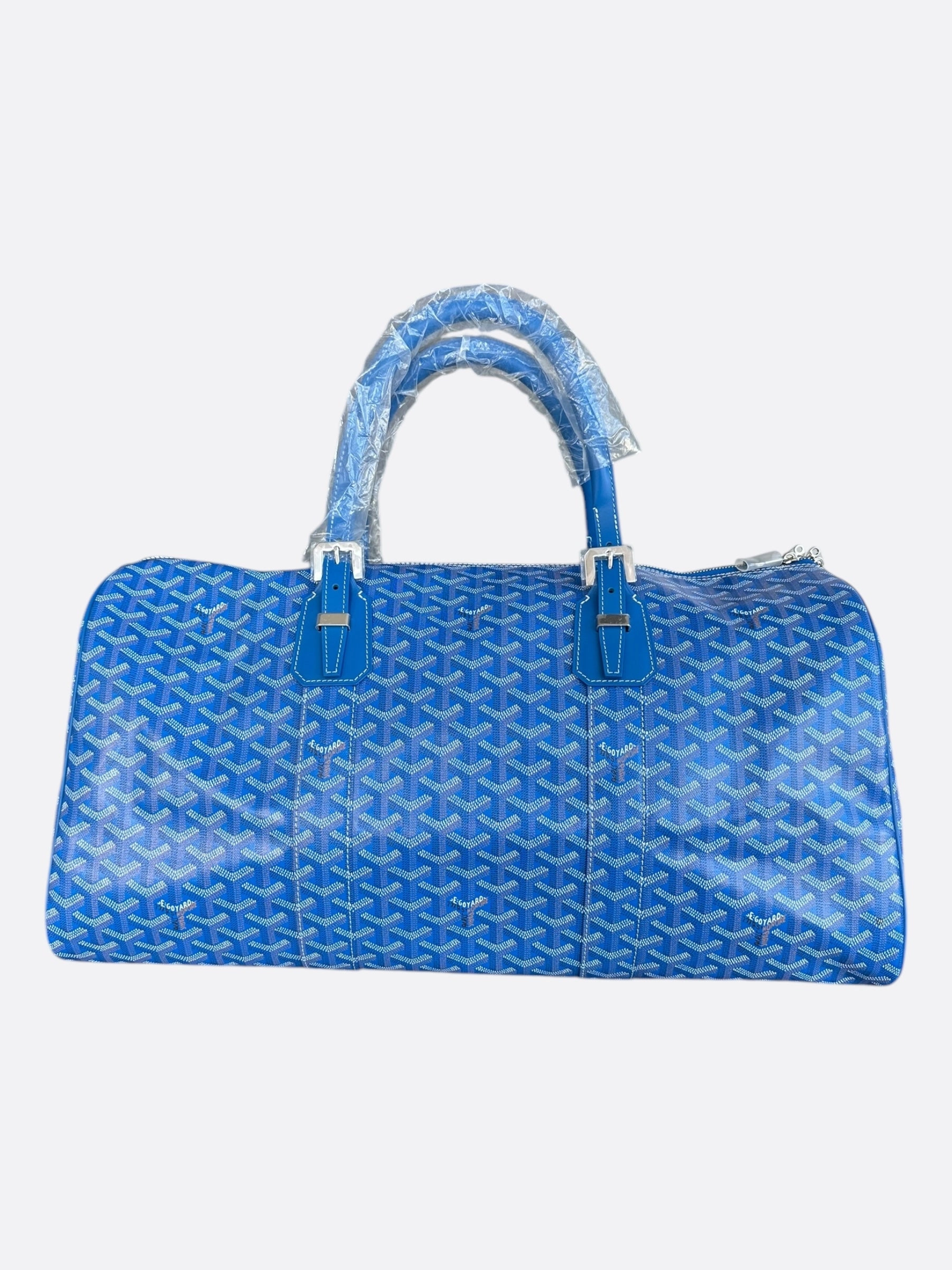 Goyard Blue Boston 50 Duffel Bag