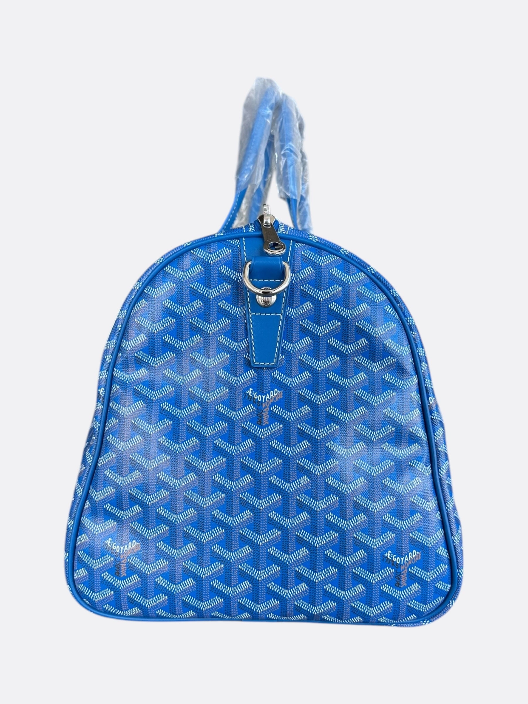 Goyard Blue Boston 50 Duffel Bag