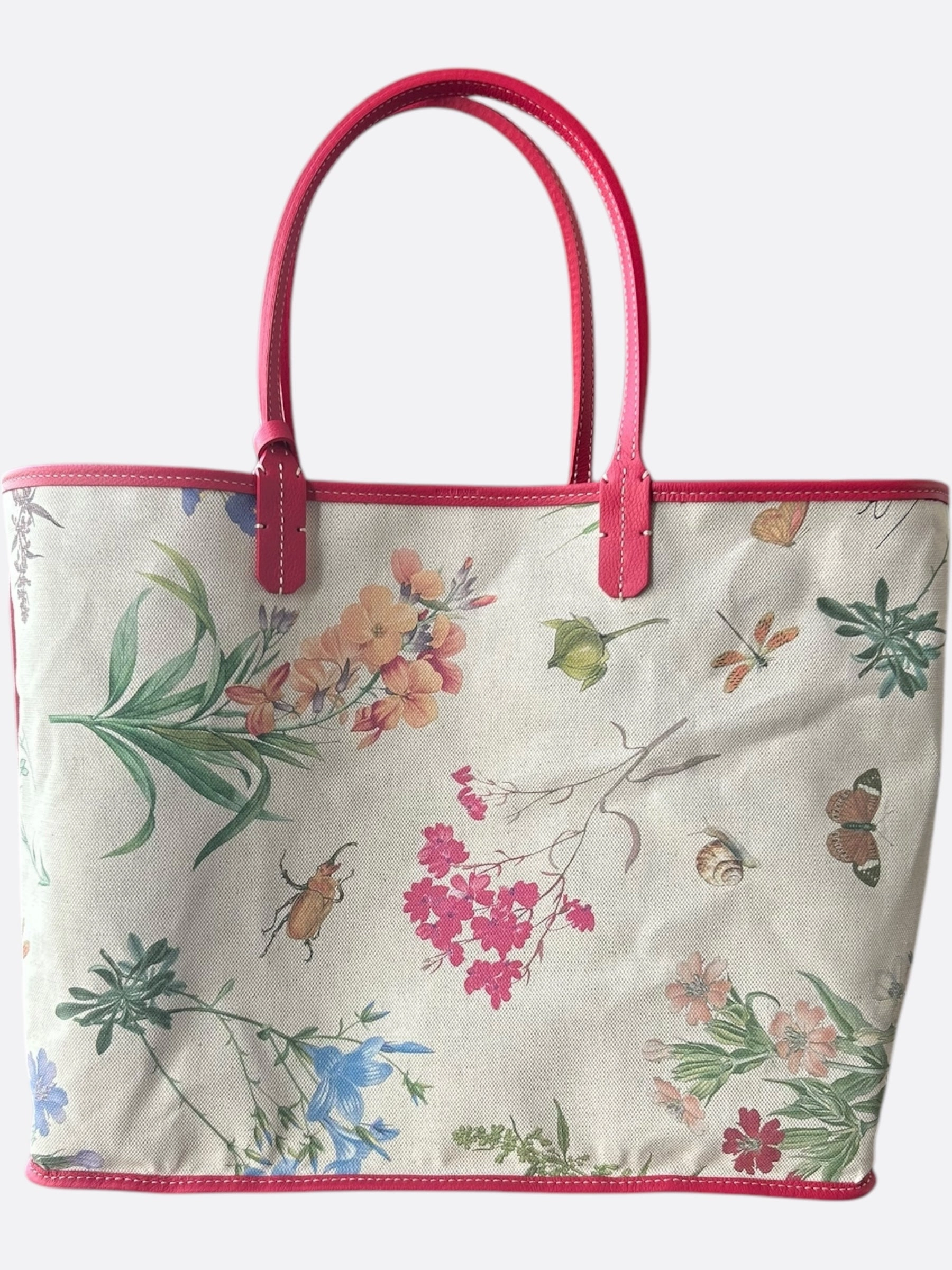 Goyard Fuchsia Pink Reversible St. Louis PM Tote Bag