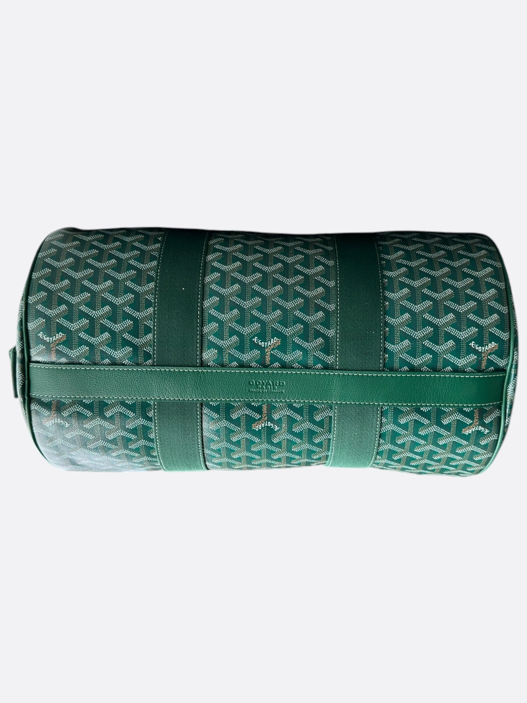 Goyard Green Barrel 40 Sports Bag