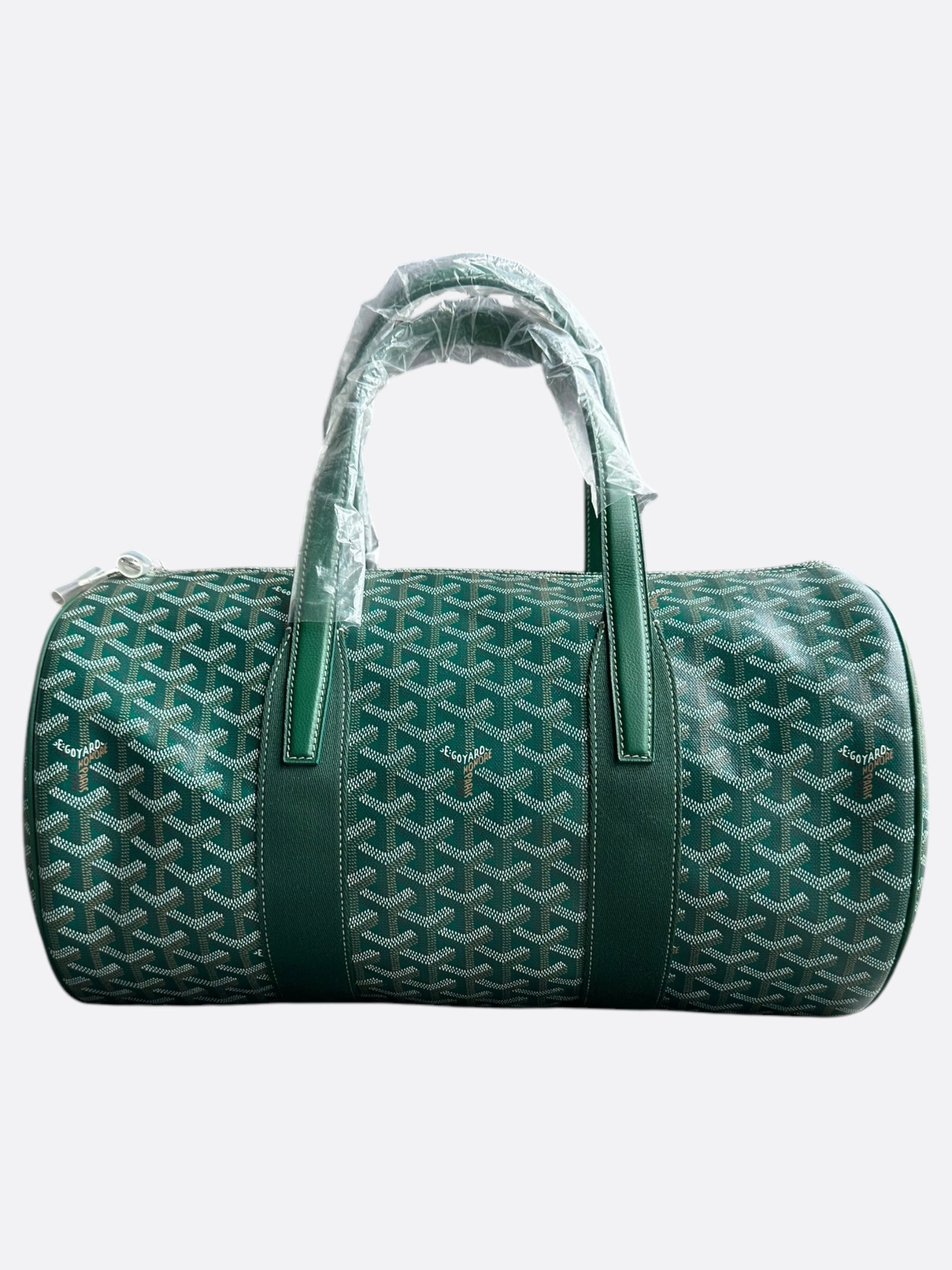 Goyard Green Barrel 40 Sports Bag