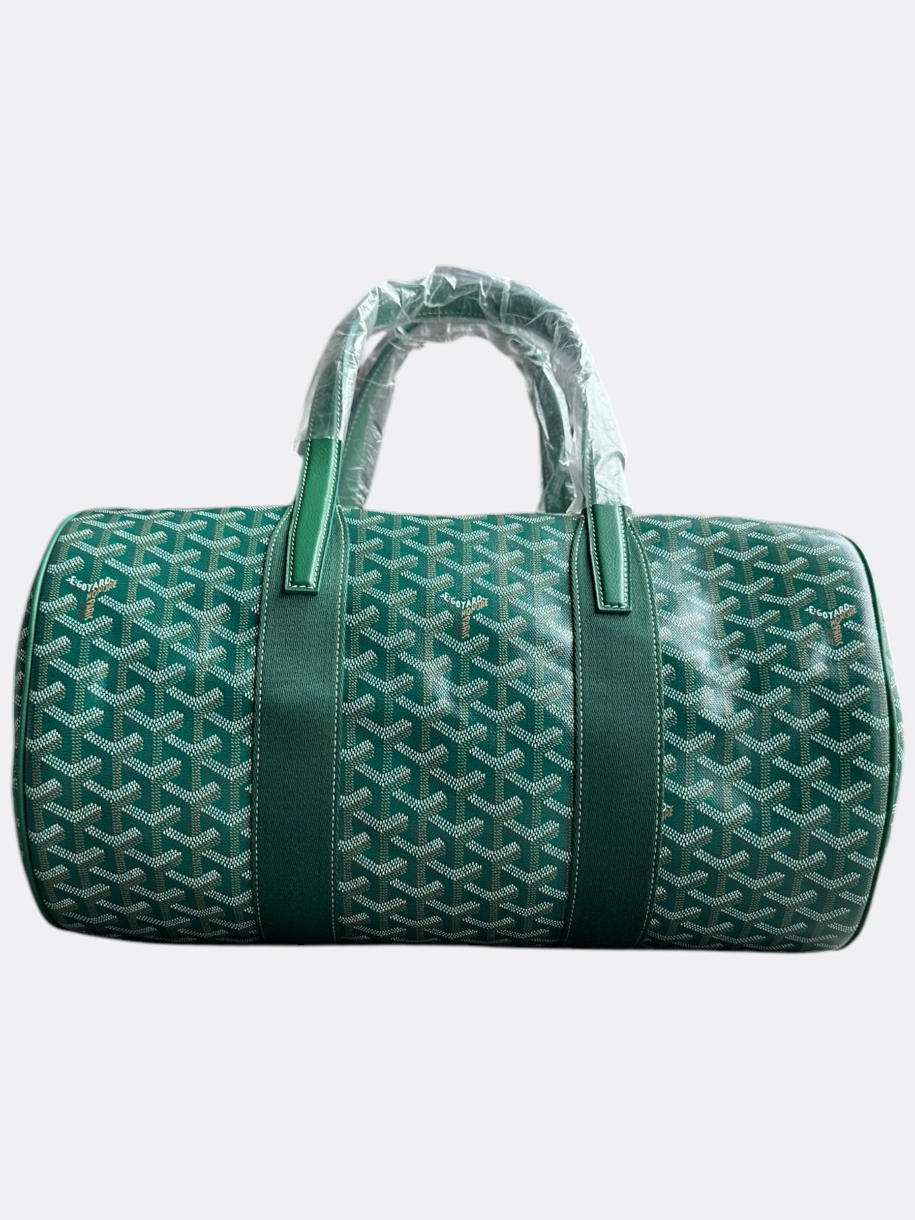 Goyard Green Barrel 40 Sports Bag