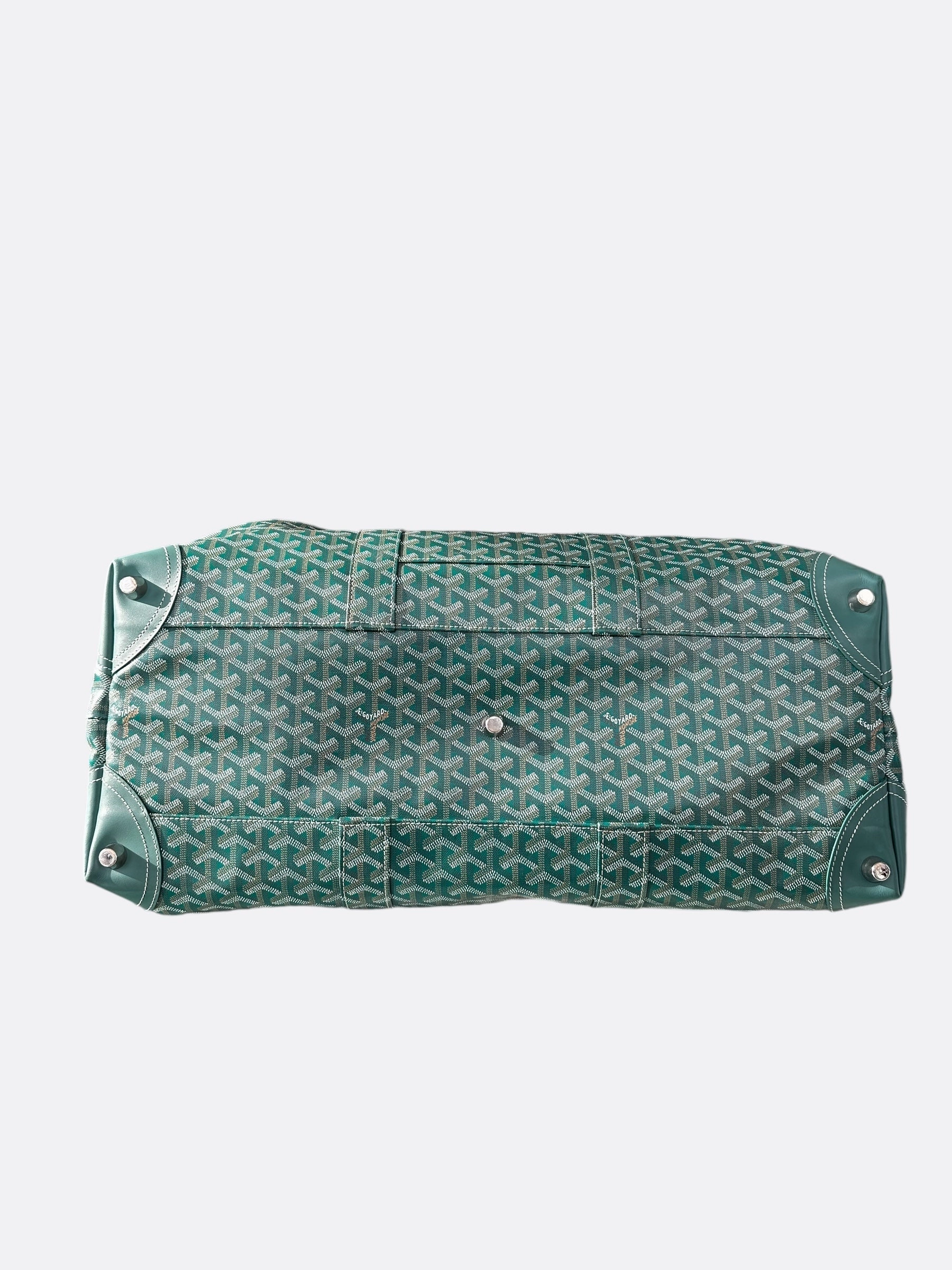 Goyard Green Boeing 55 Duffel Bag