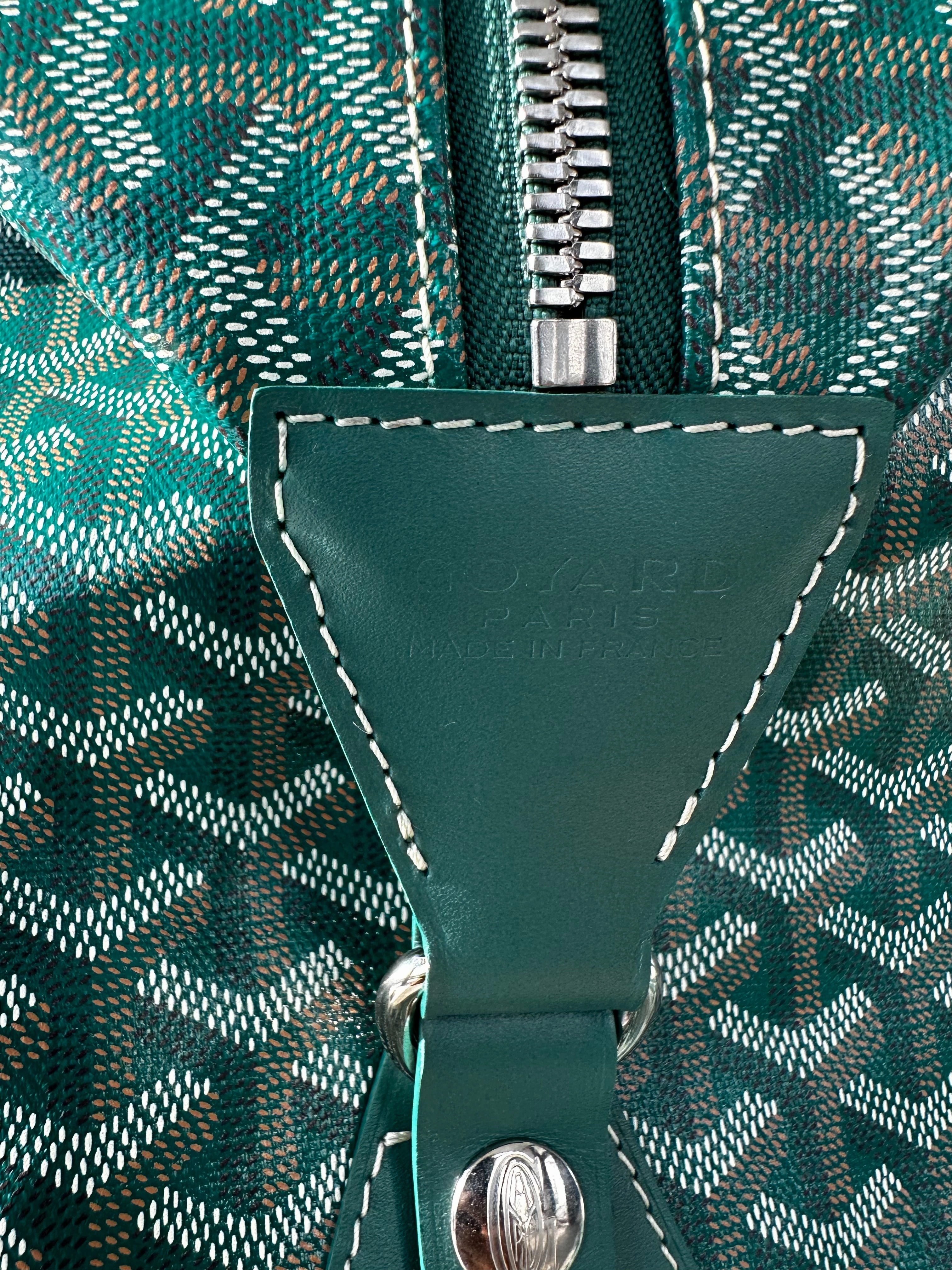 Goyard Green Boeing 55 Duffel Bag