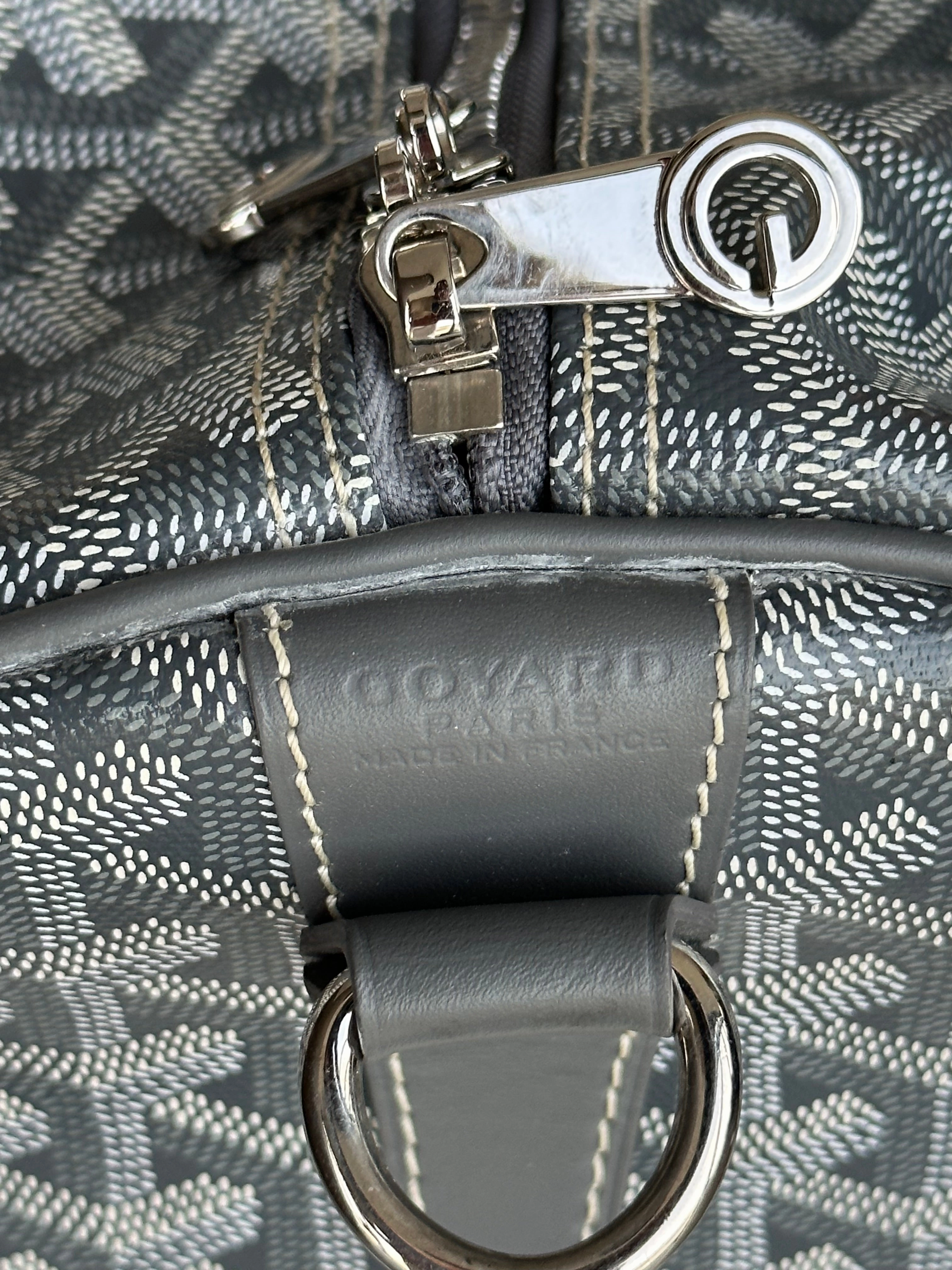 Goyard Grey Boston 50 Duffel Bag