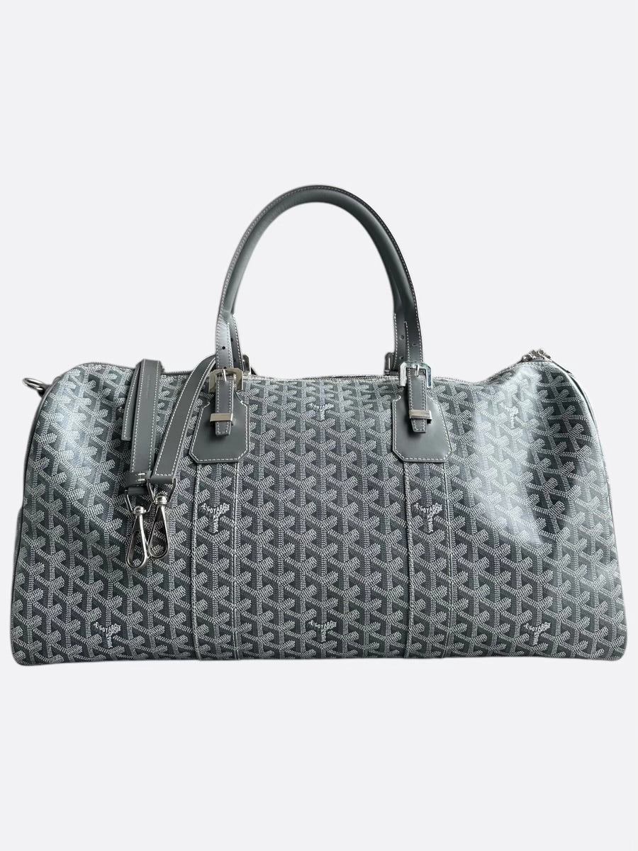 Goyard Grey Boston 50 Duffel Bag