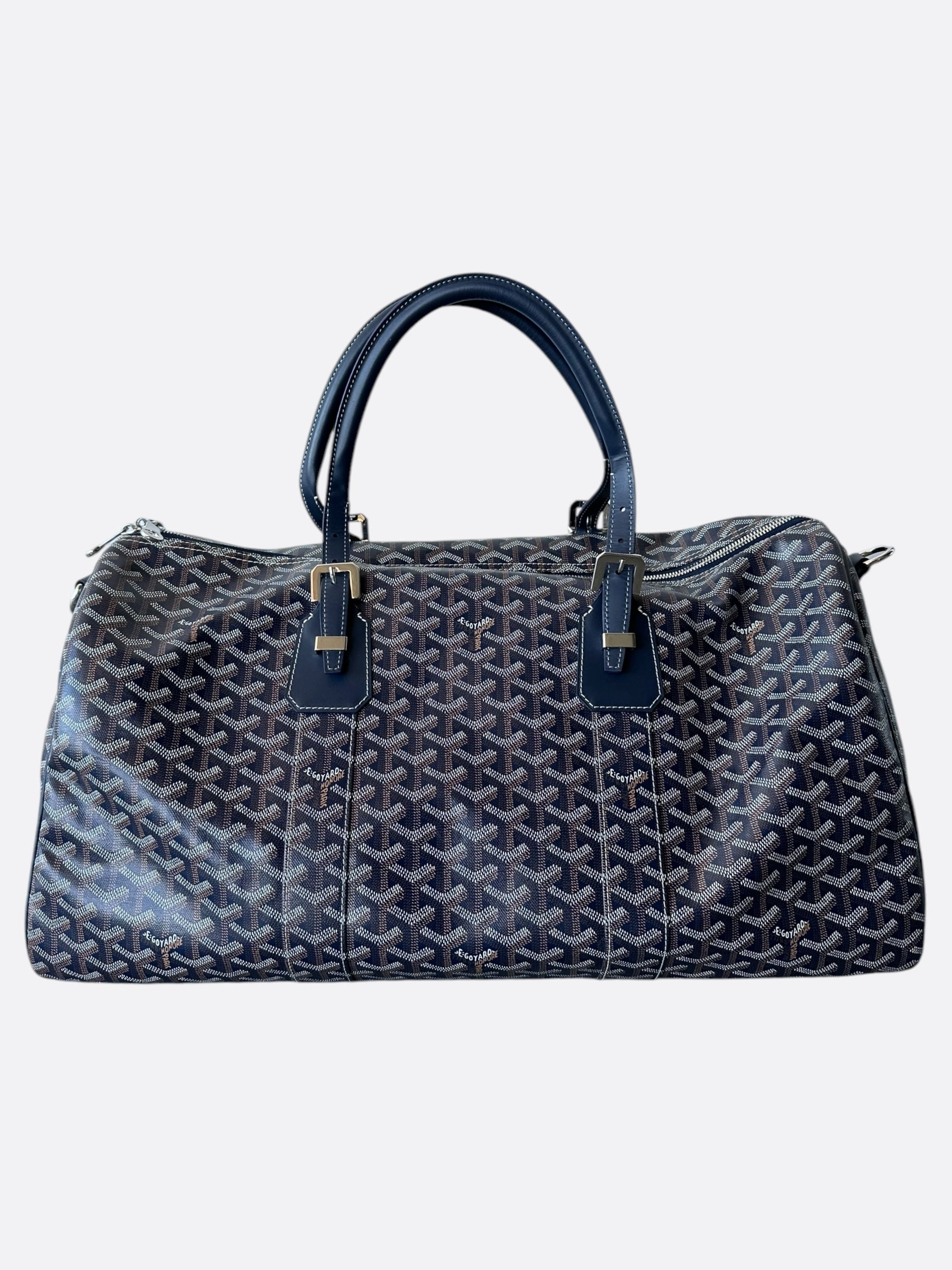 Goyard Navy Boston 50 Duffel Bag
