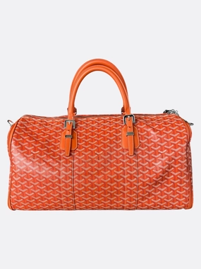 Goyard Orange Boston 50 Duffel Bag