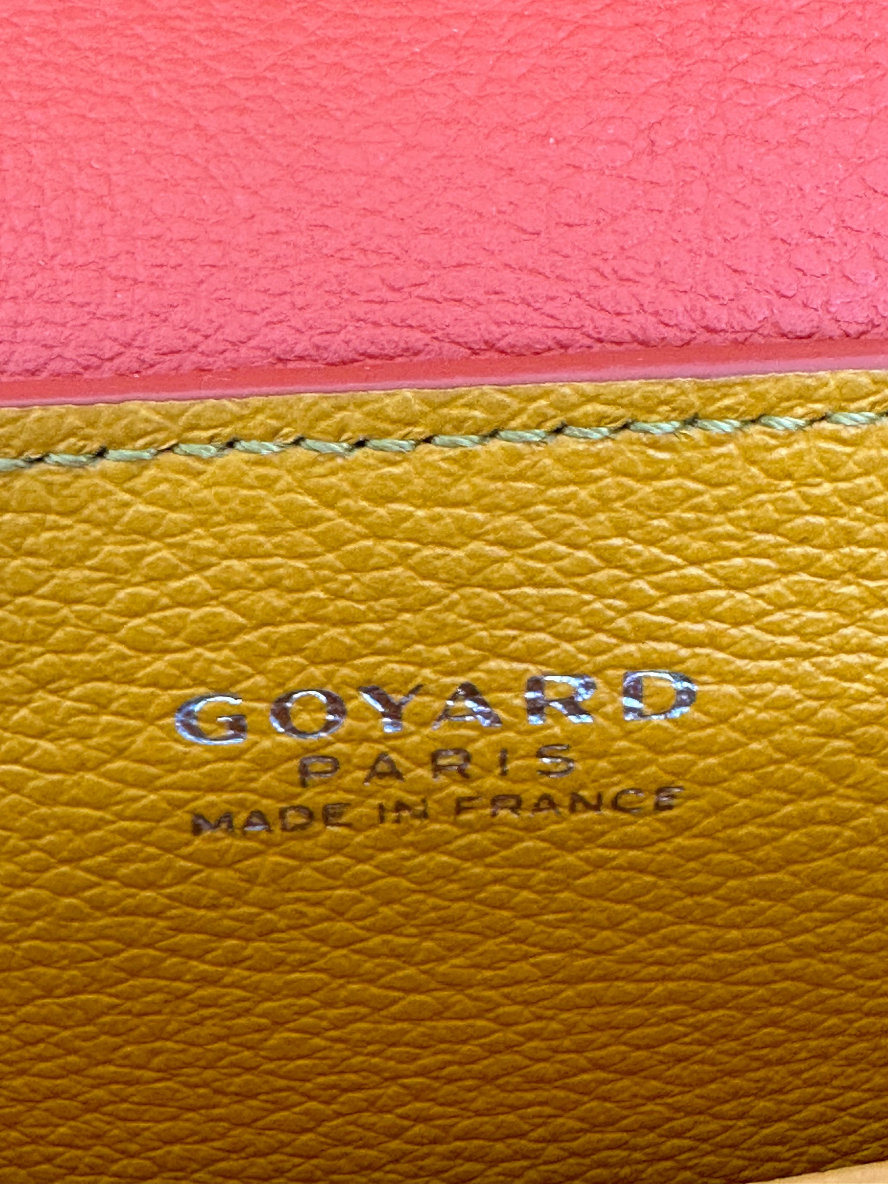 Goyard Orange Mini Saigon