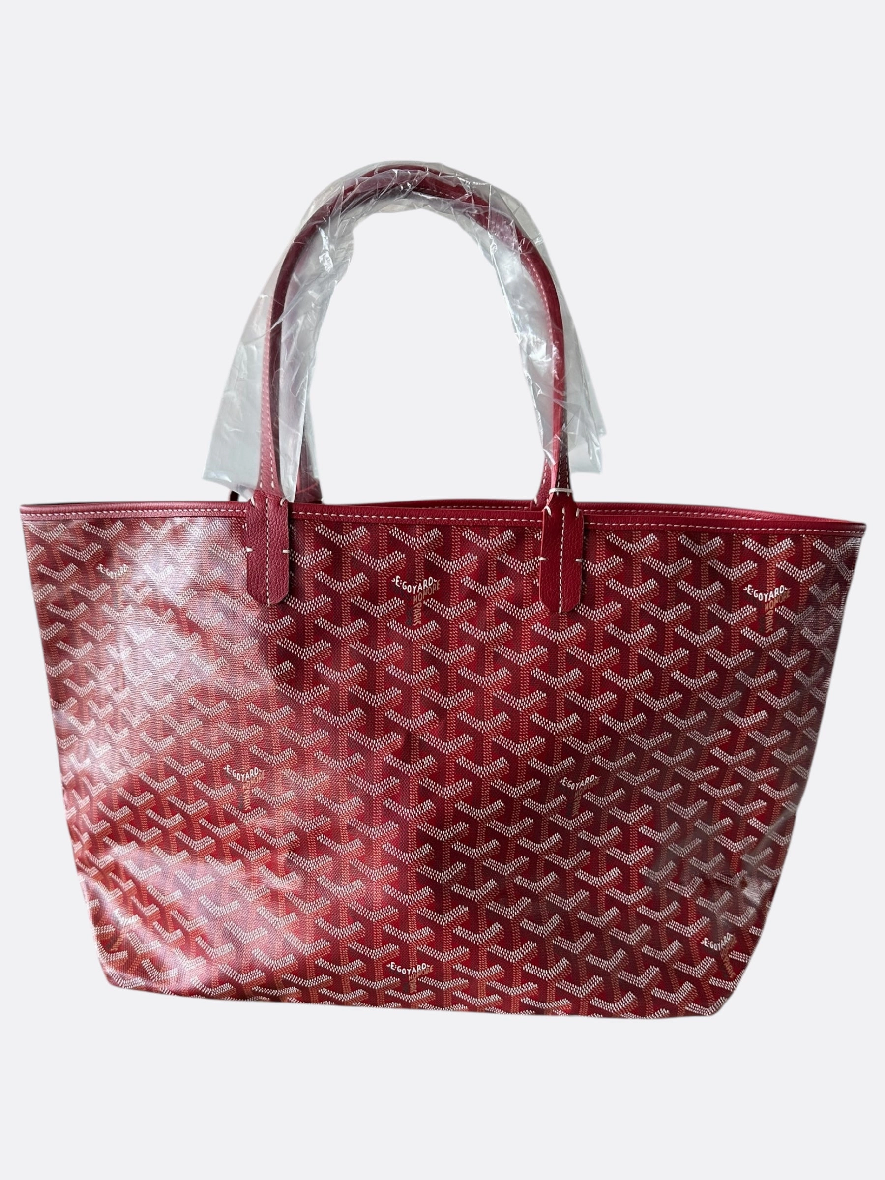 Goyard Red St. Louis Tote Bag