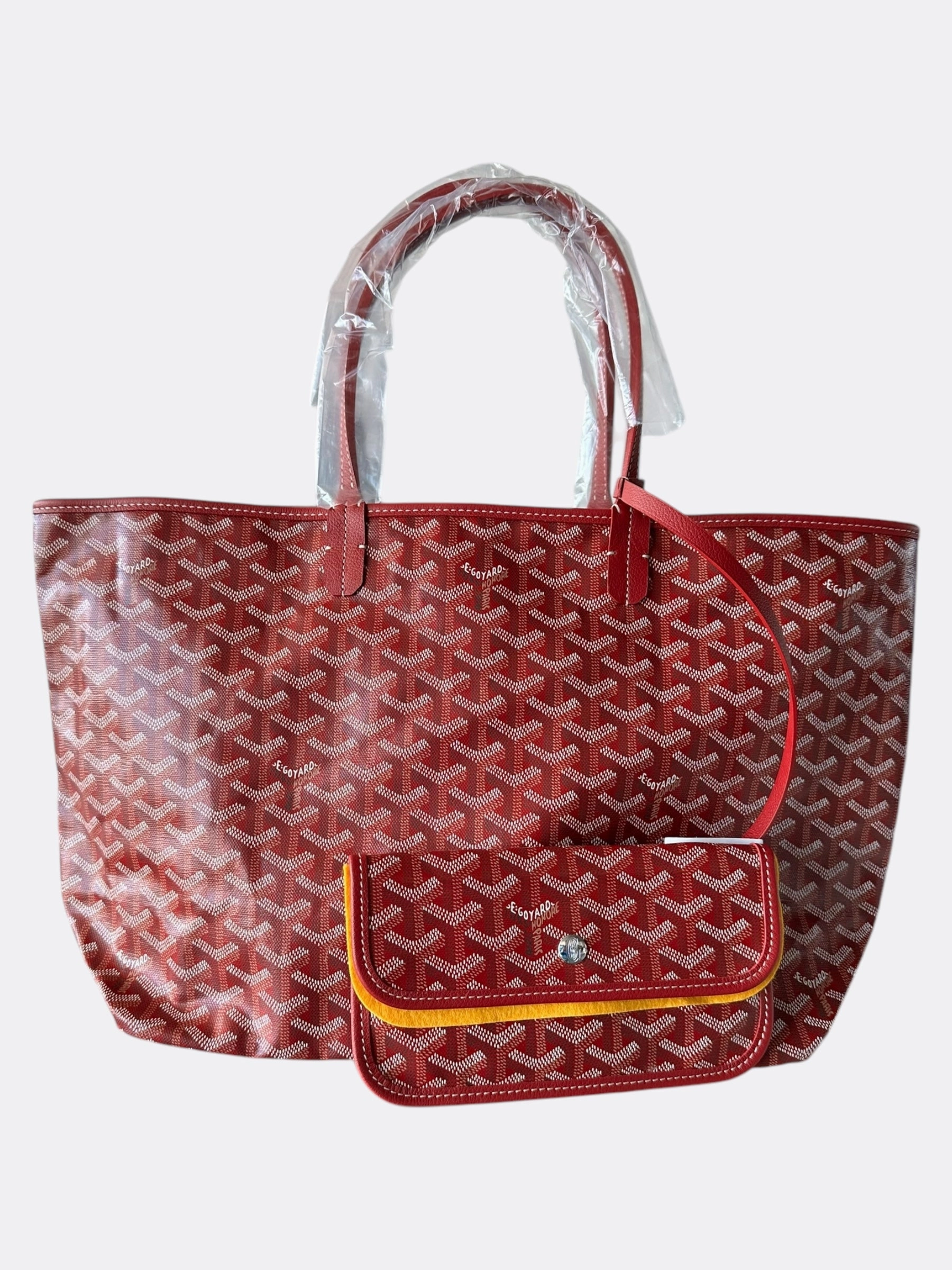 Goyard Red St. Louis Tote Bag