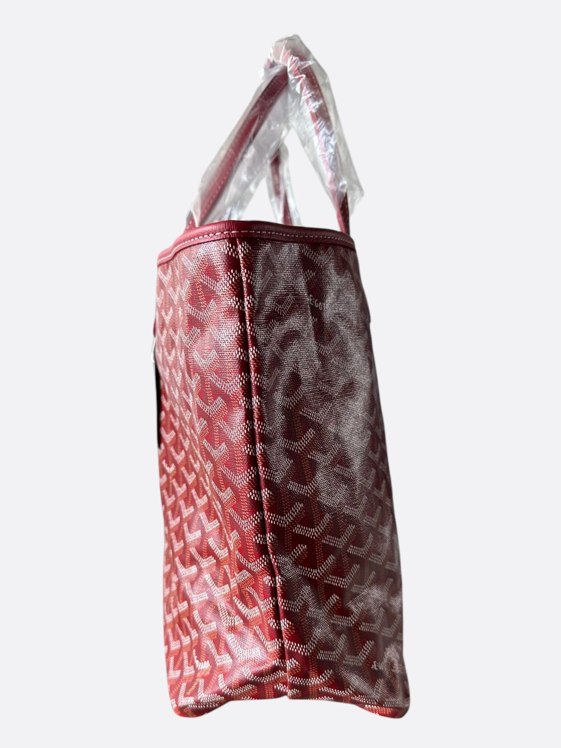 Goyard Red St. Louis Tote Bag
