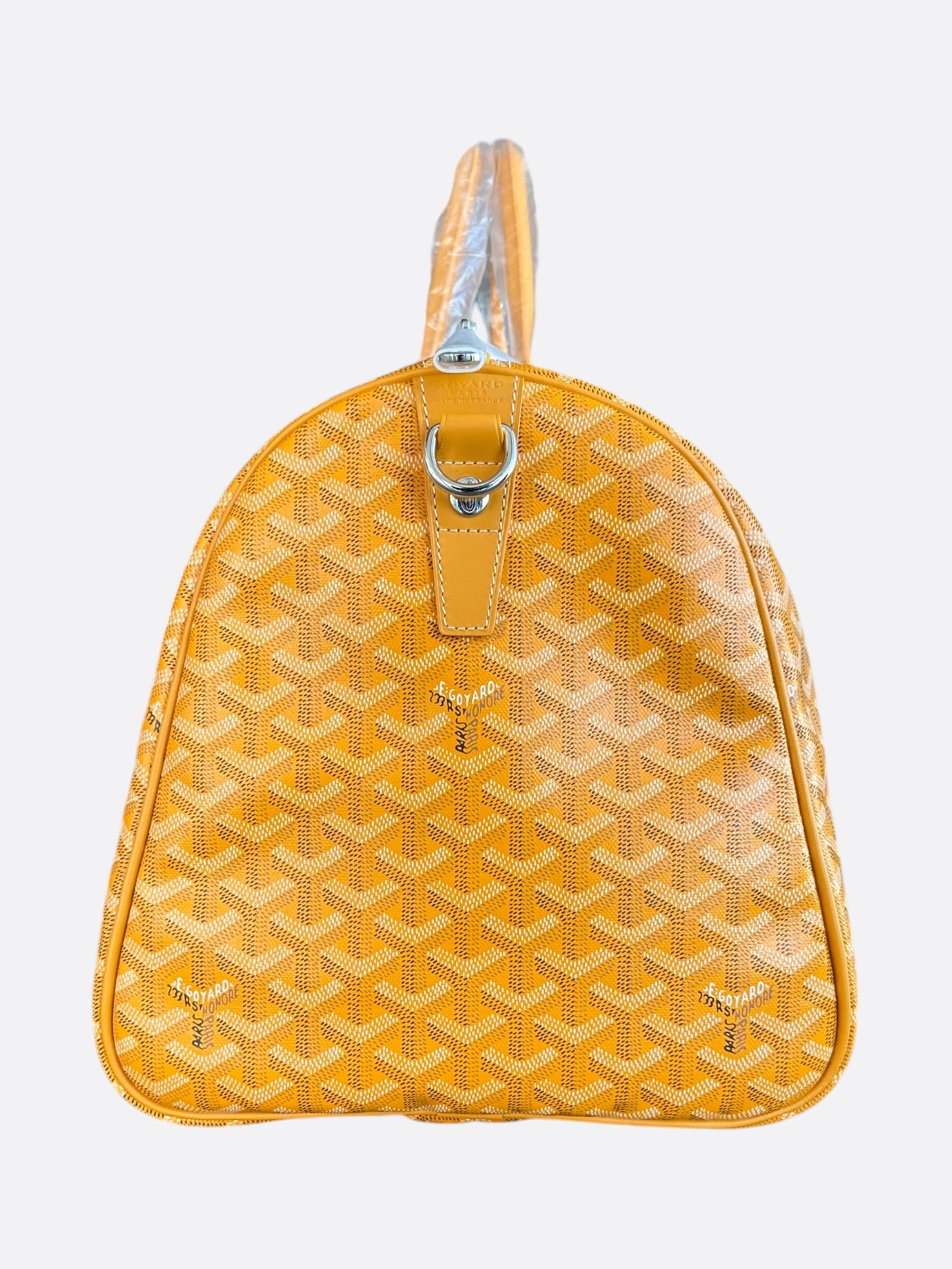 Goyard Yellow Boston 50 Duffel Bag