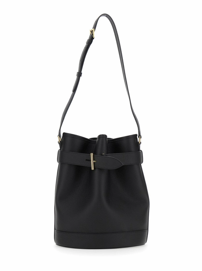 Grain Leather Medium Bucket