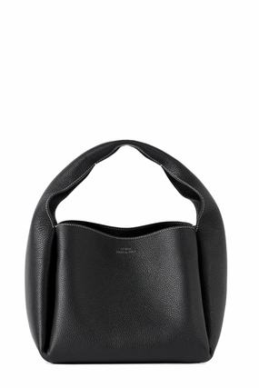 Grained-Leather Bucket Bag