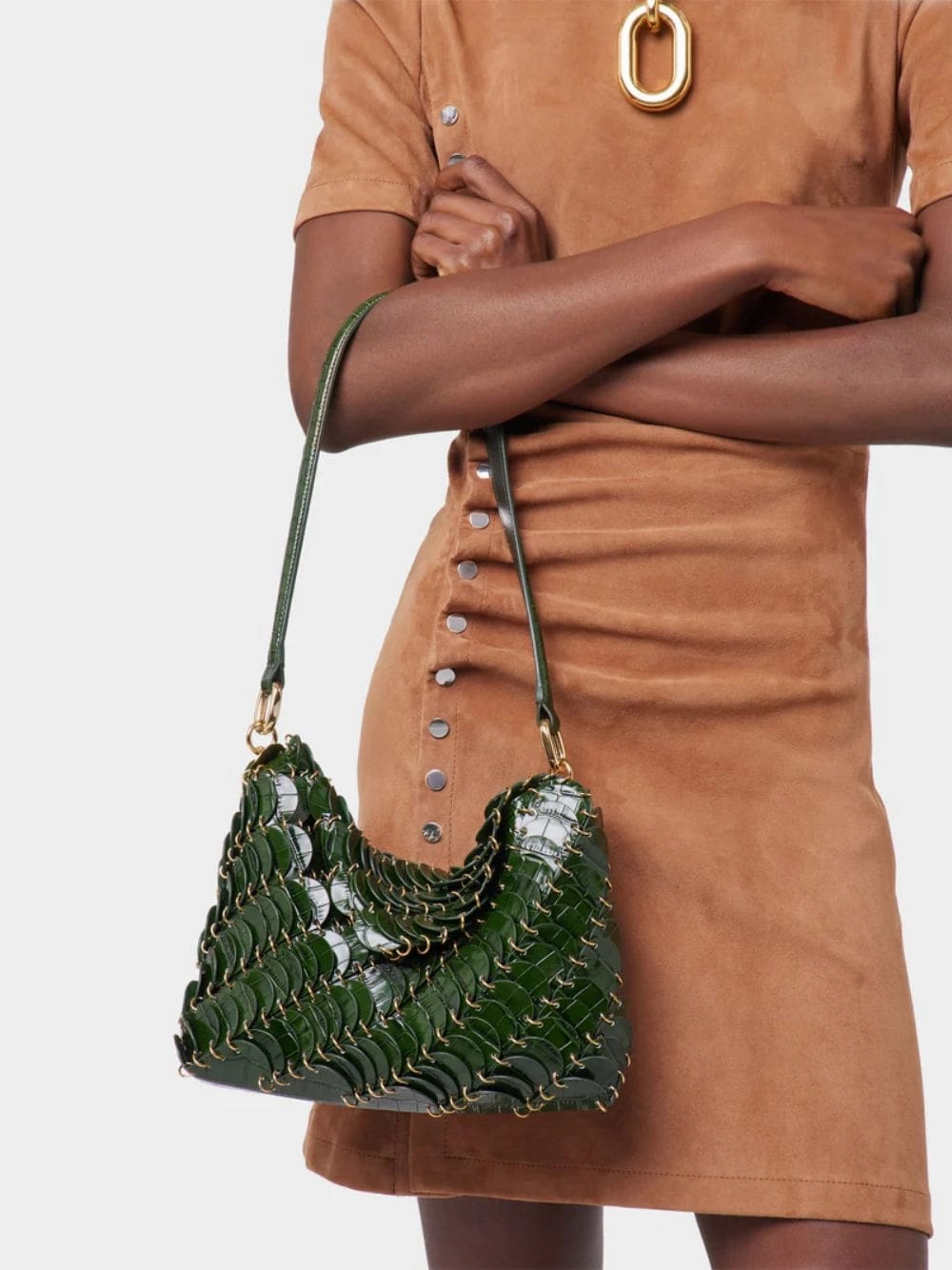 Green Paco Leather Bag