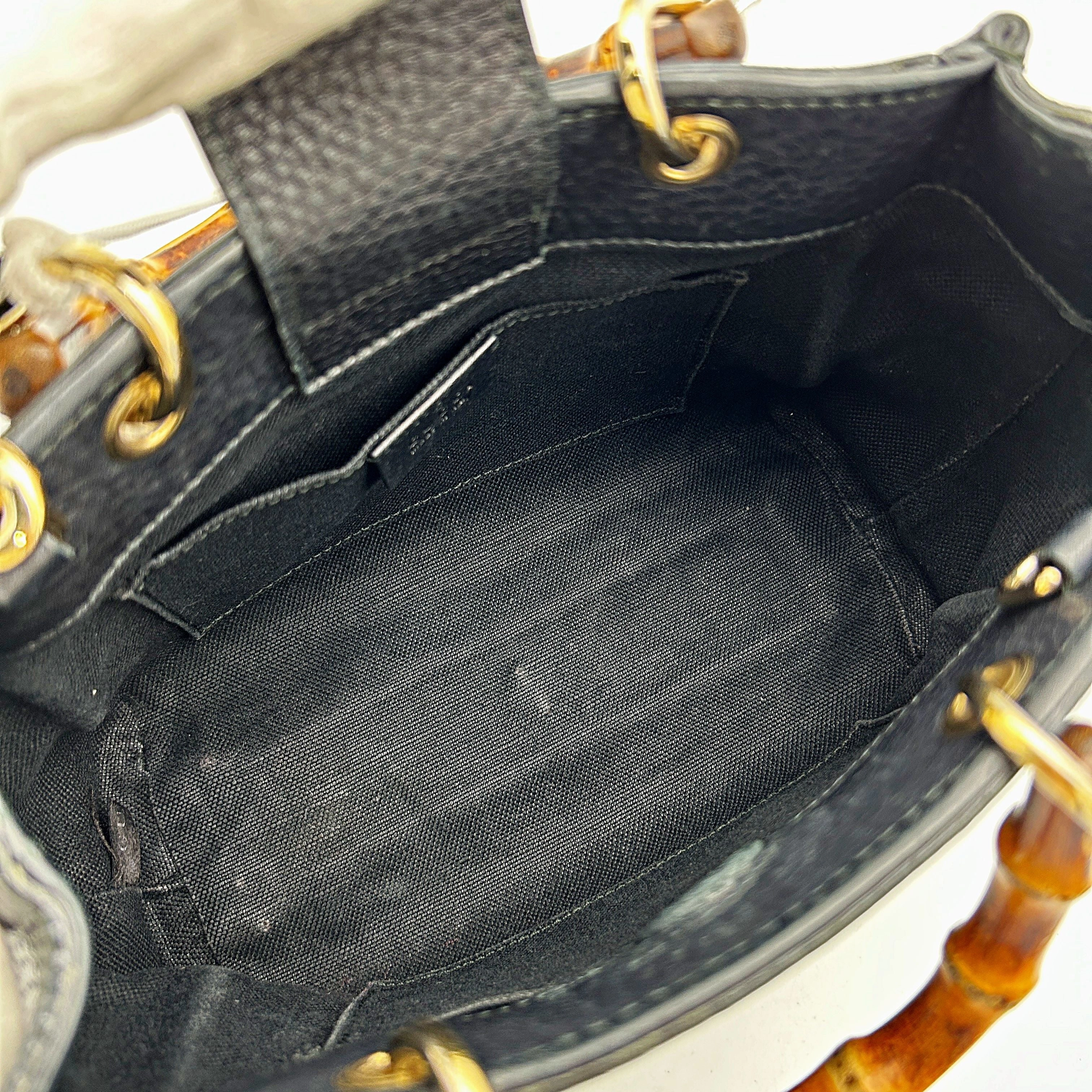 Gucci | Bags | Gucci Bamboo Shopper Leather Tote With Crossbody LA10886