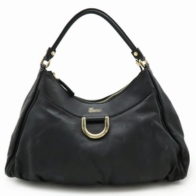 Gucci Abbey Black Leather Shoulder Bag ()