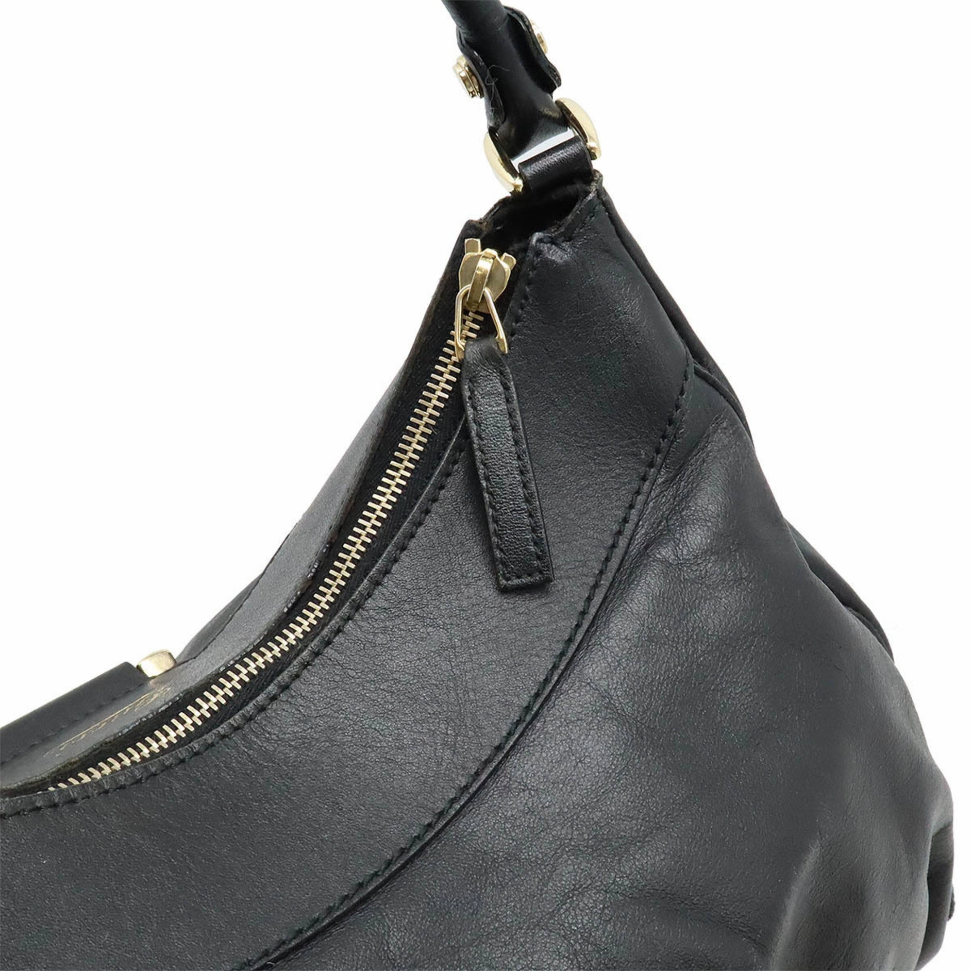 Gucci Abbey Black Leather Shoulder Bag ()