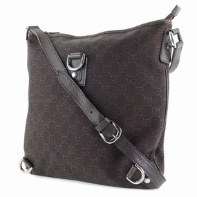 Gucci Abbey Brown Gg Canvas Shoulder Bag ()