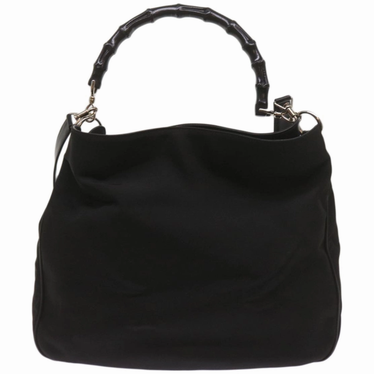 Gucci Bamboo  Canvas Shoulder Bag ()