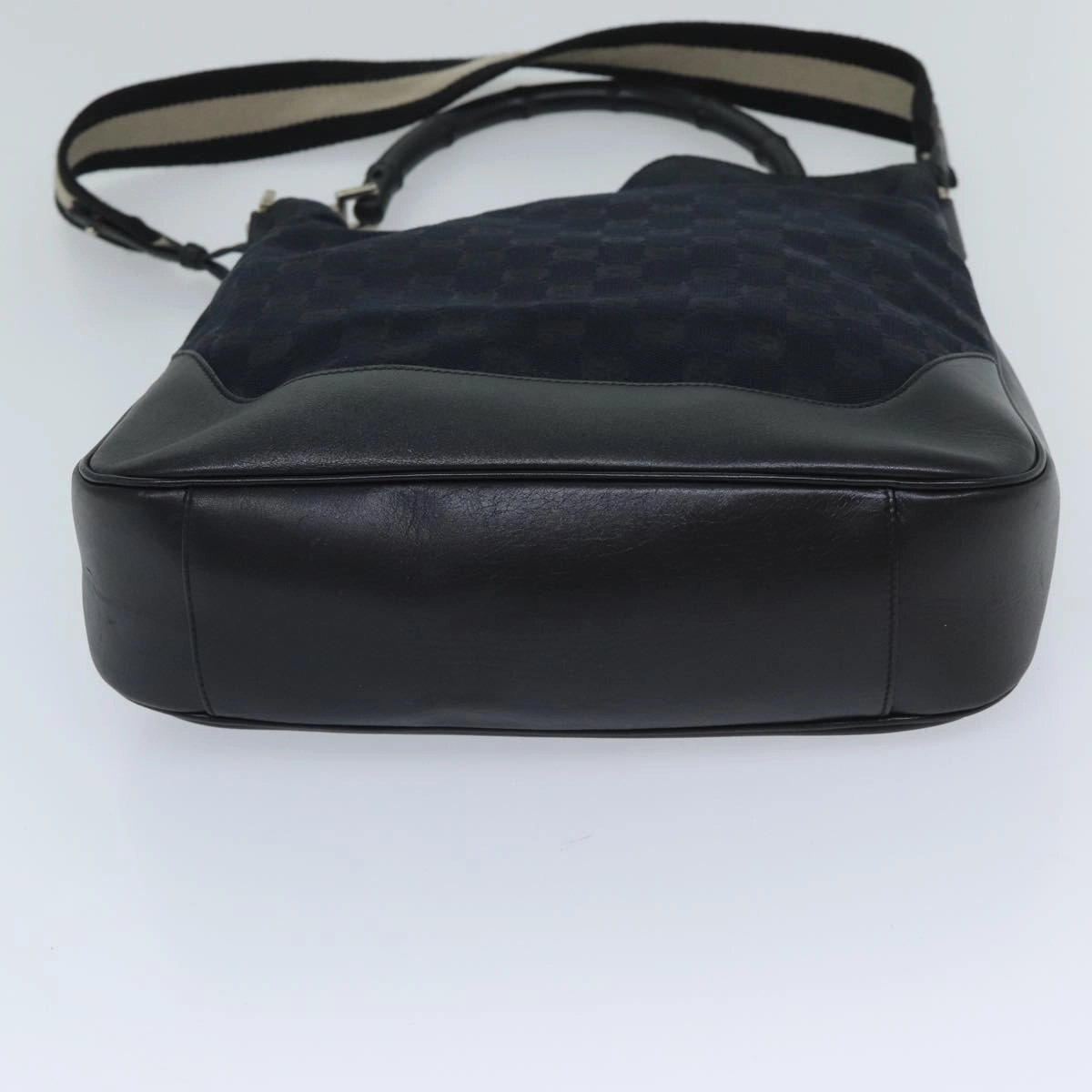 Gucci Bamboo  Canvas Shoulder Bag ()