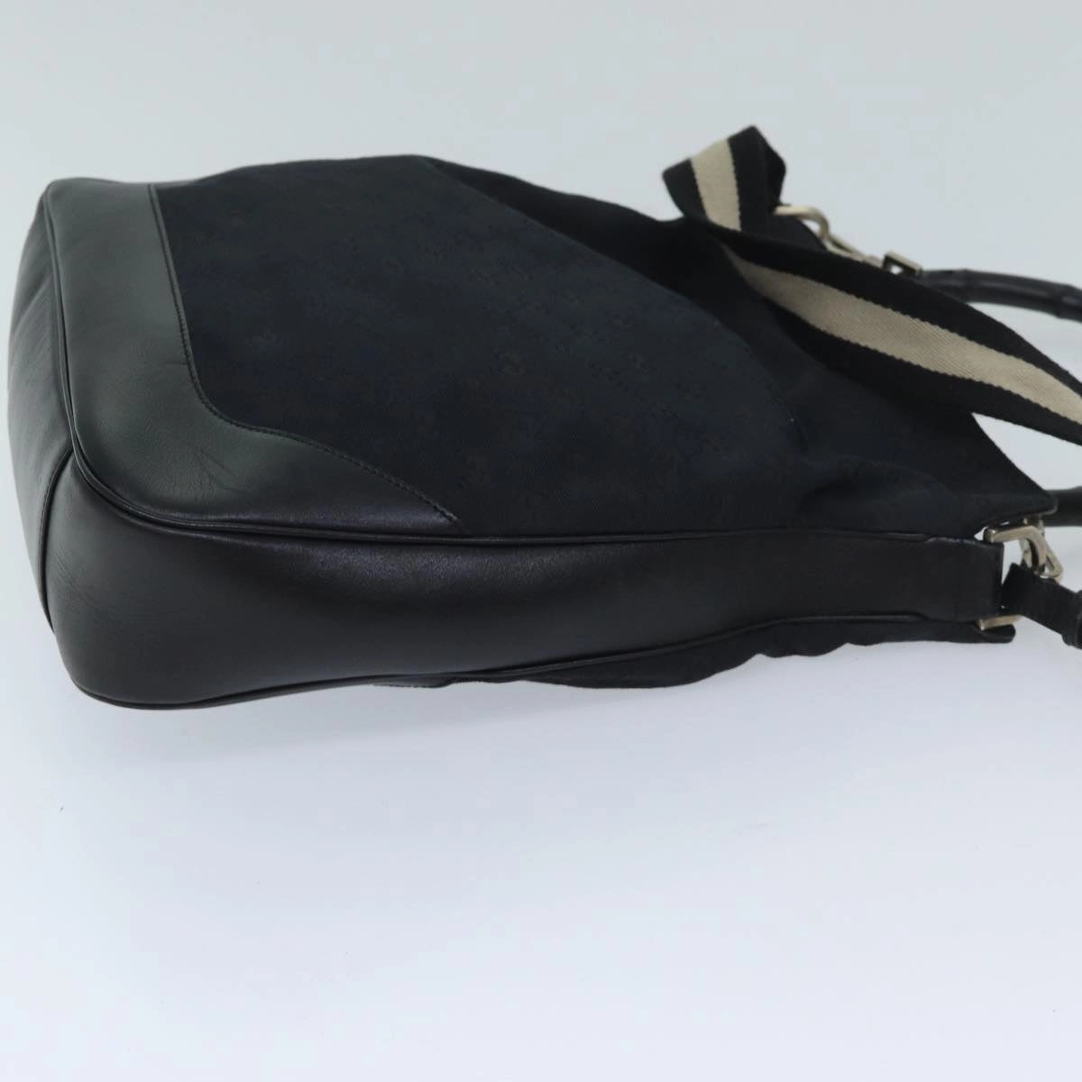 Gucci Bamboo  Canvas Shoulder Bag ()