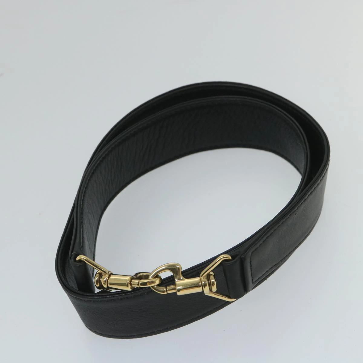 GUCCI Bamboo Shoulder Bag Leather 2way Black  57331