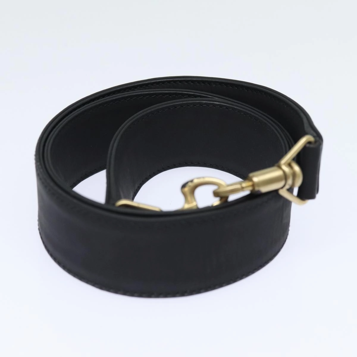 GUCCI Bamboo Shoulder Bag Suede 2way Black 001 0166 1577  fm3656