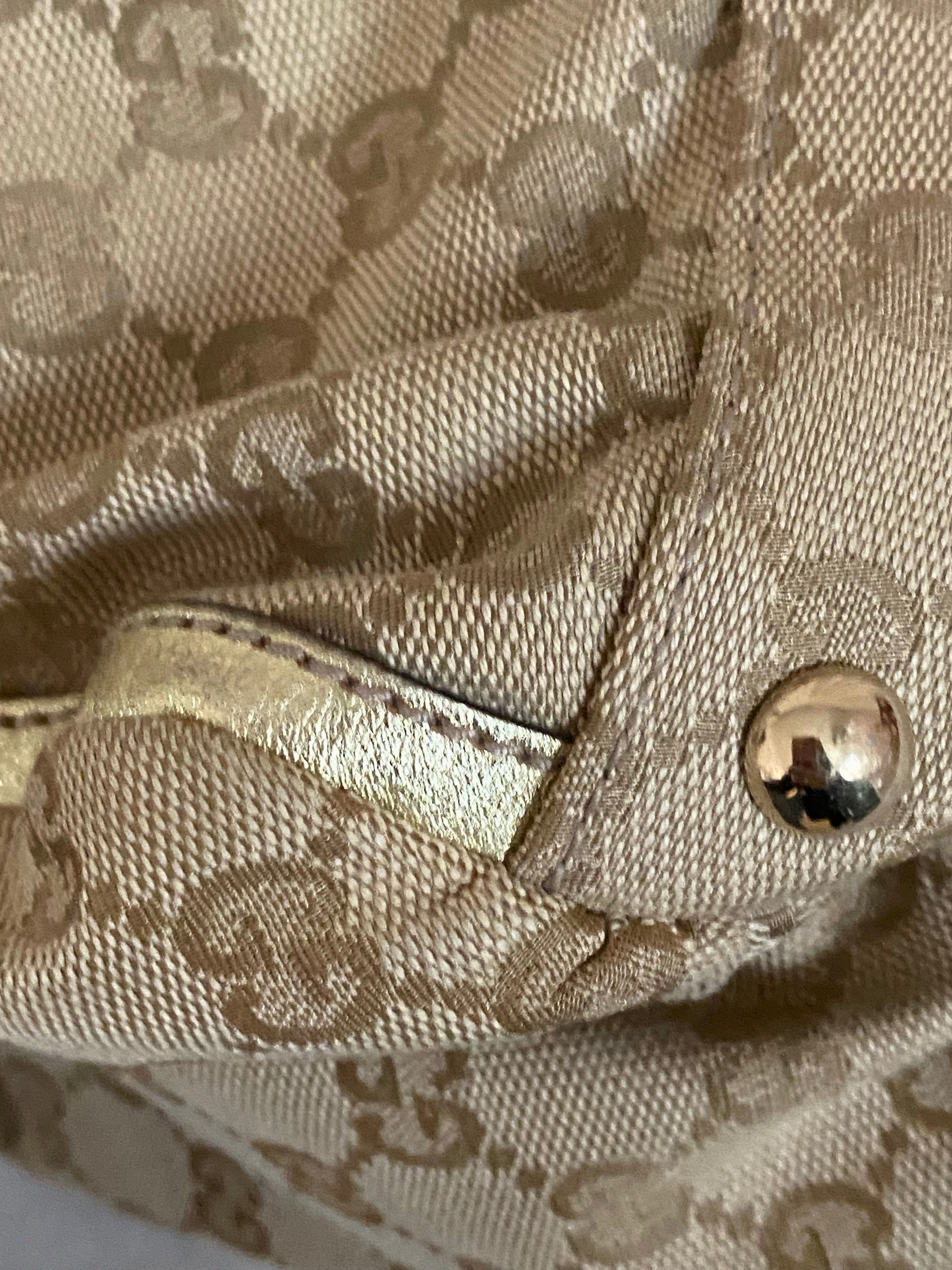 Gucci Bicolor GG D Ring Shoulder Bag