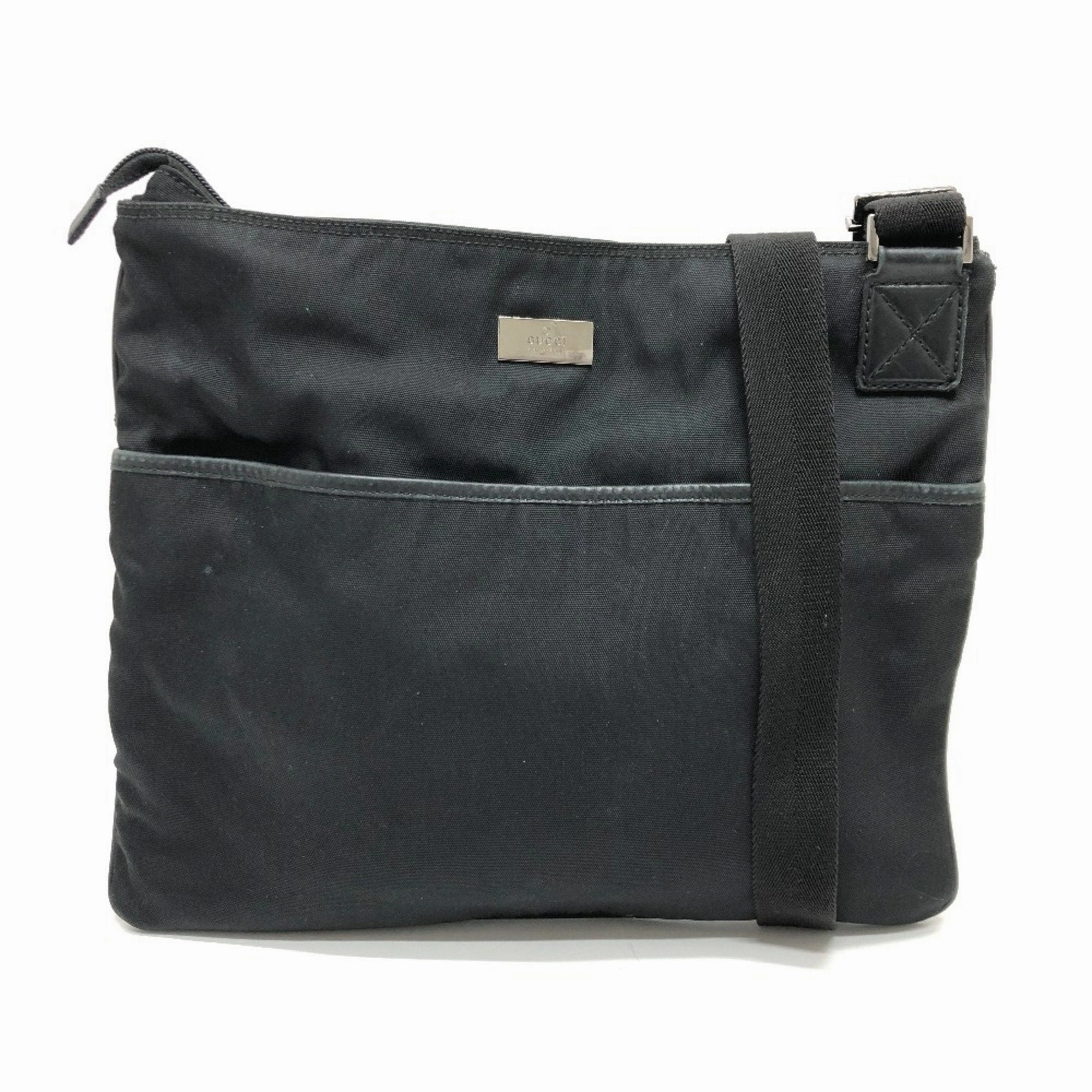 Gucci Black Cloth Shoulder Bag ()
