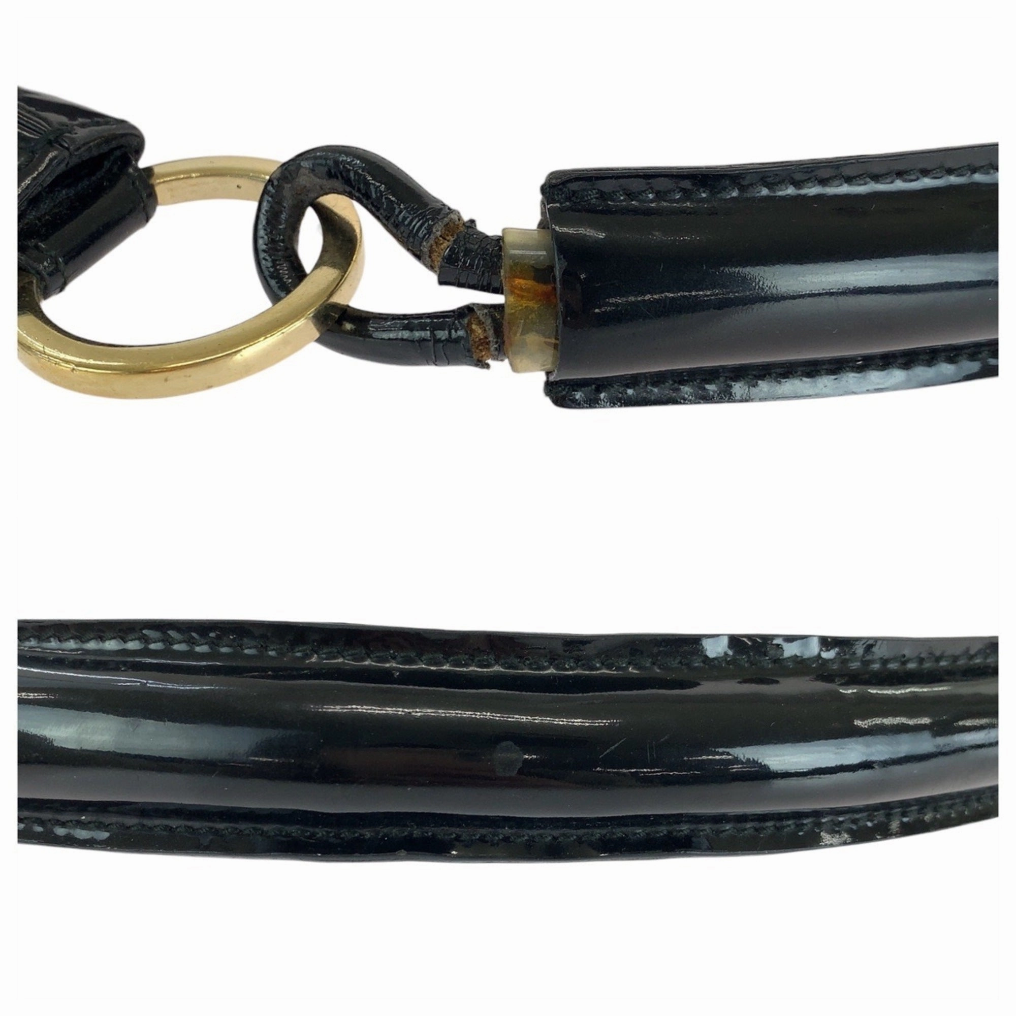 Gucci Black Gg Canvas Leather Shoulder Bag ()