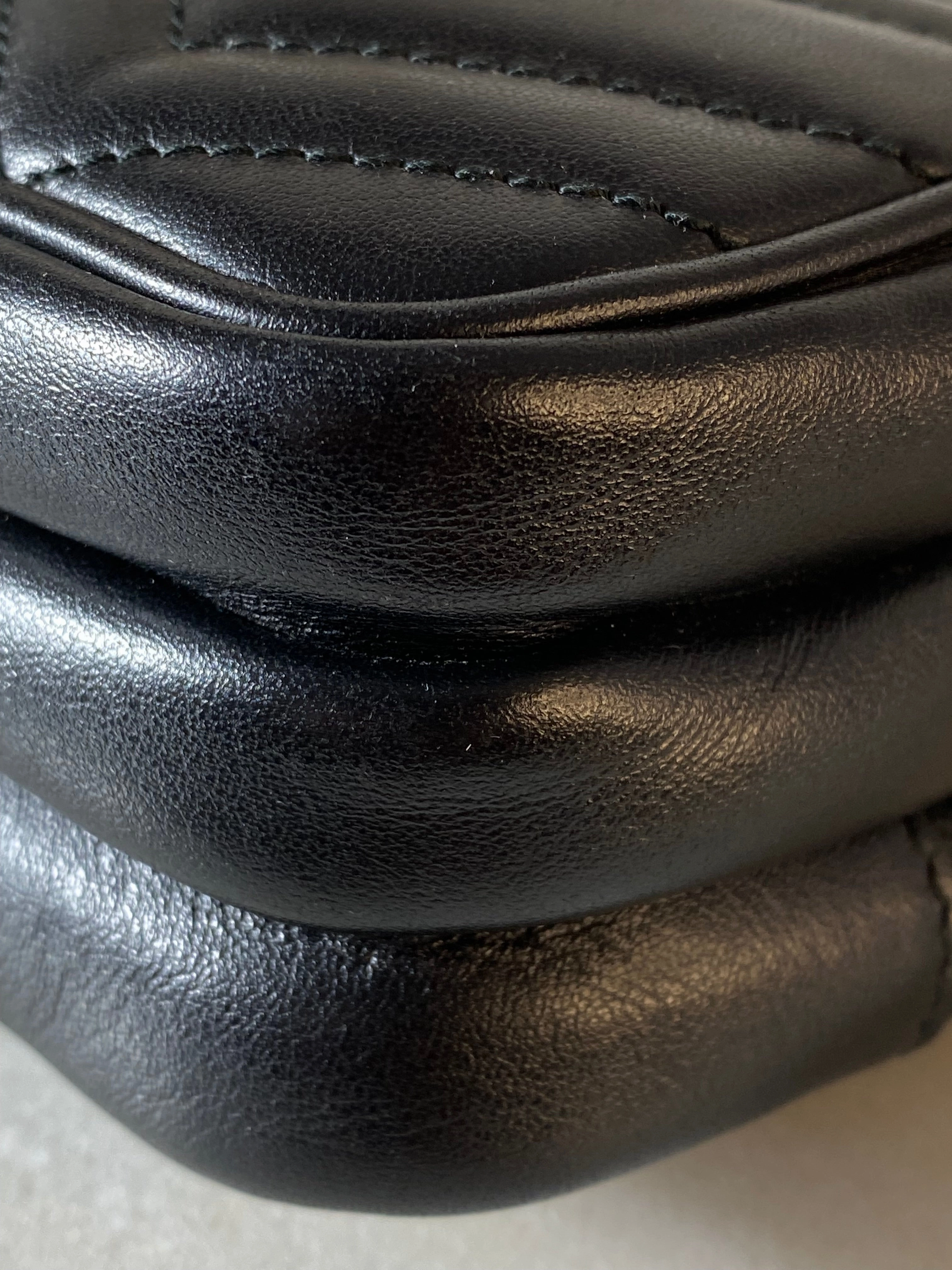 Gucci Black GG Marmont Crossbody Bag