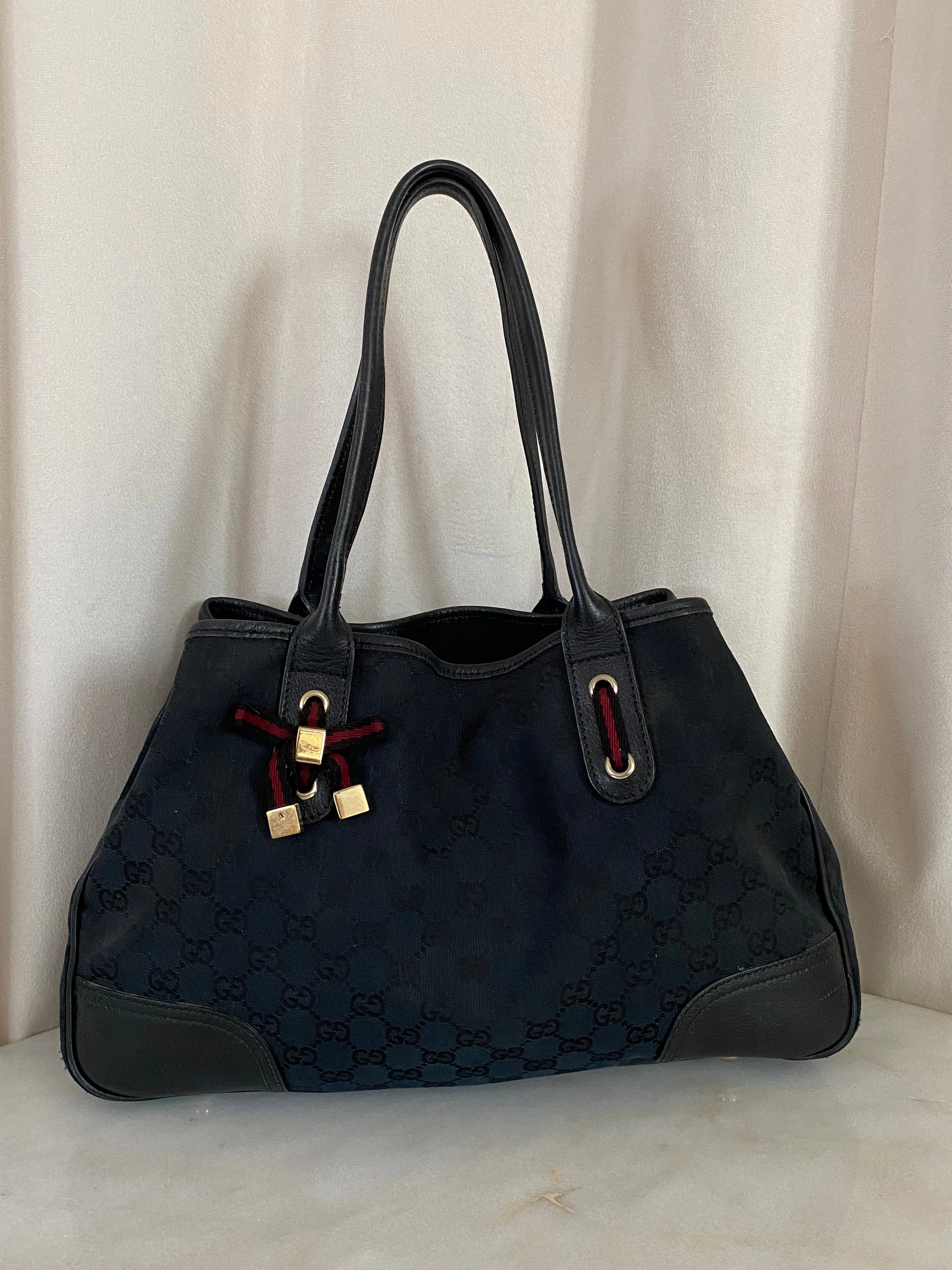 Gucci Black GG Shoulder Bag