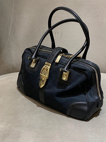 Gucci Black GG Women Shoulder Bag