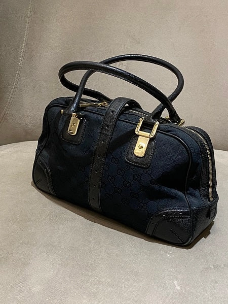Gucci Black GG Women Shoulder Bag
